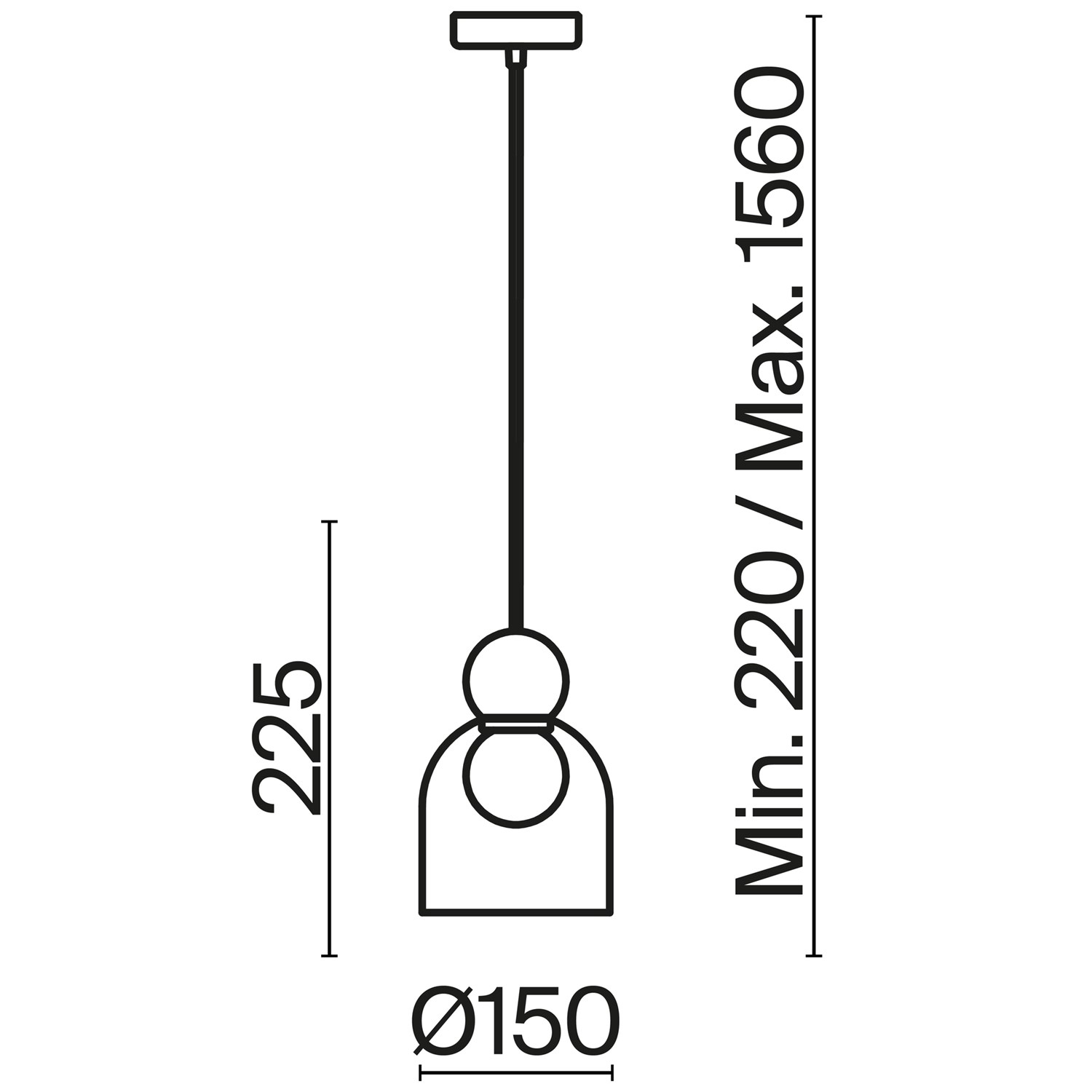 Freya Modern Focus Подвесной светильник цвет: хром FR5220PL-01CH2