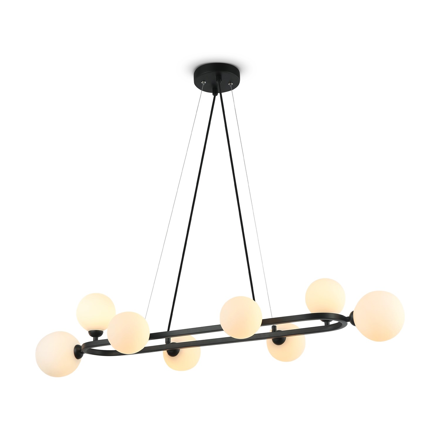 Freya Modern Globos Подвесной светильник цвет: черный FR5222PL-08B1