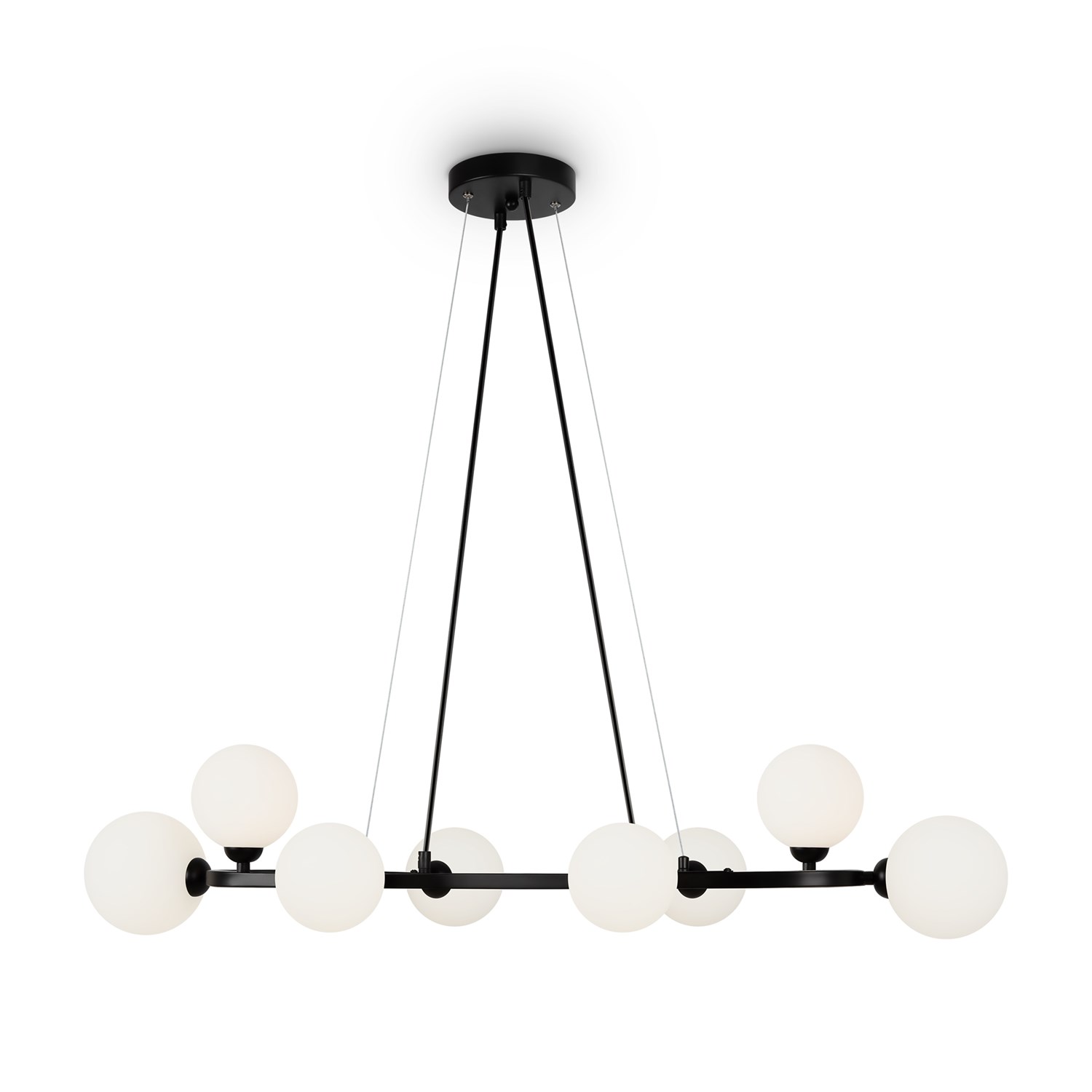 Freya Modern Globos Подвесной светильник цвет: черный FR5222PL-08B1