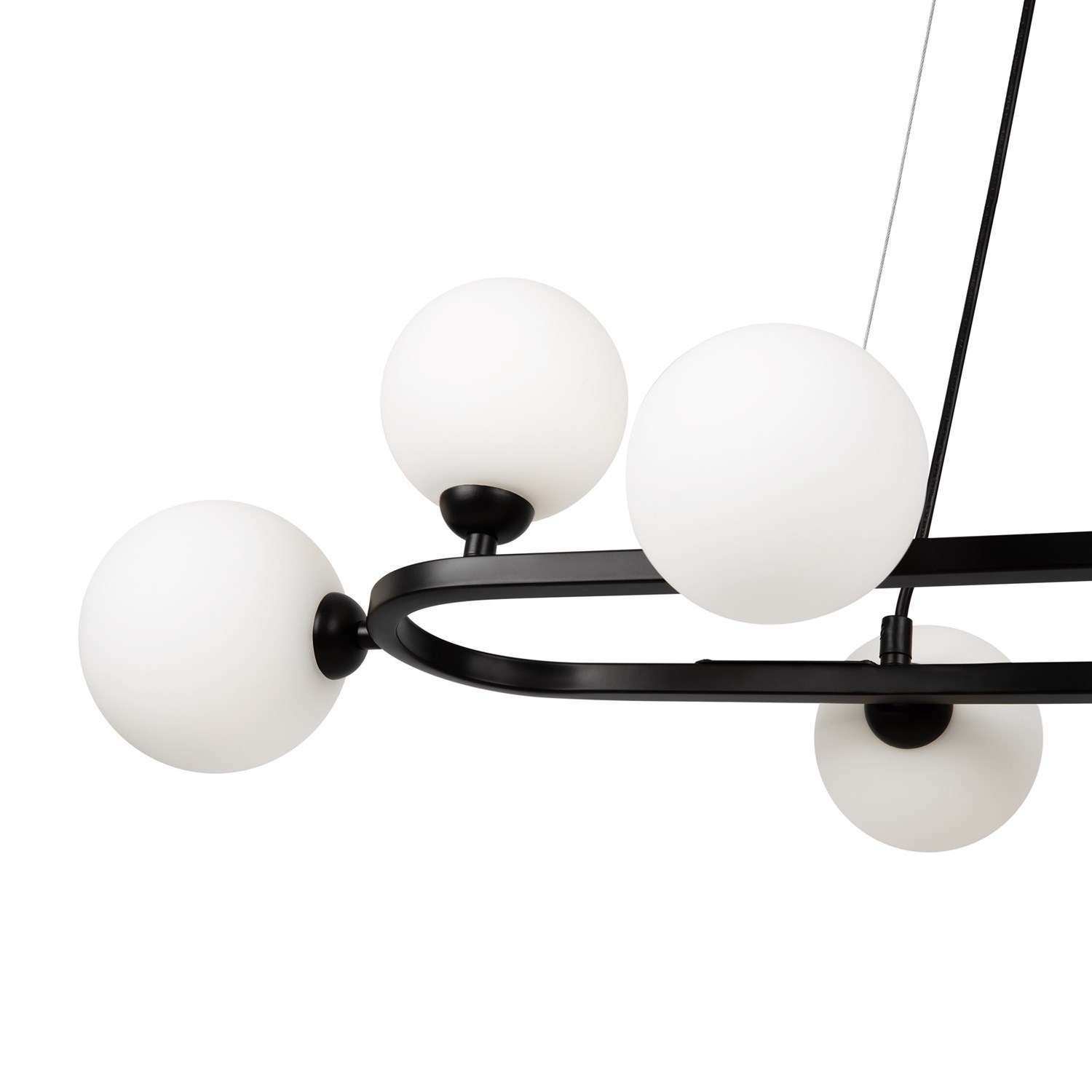 Freya Modern Globos Подвесной светильник цвет: черный FR5222PL-08B1