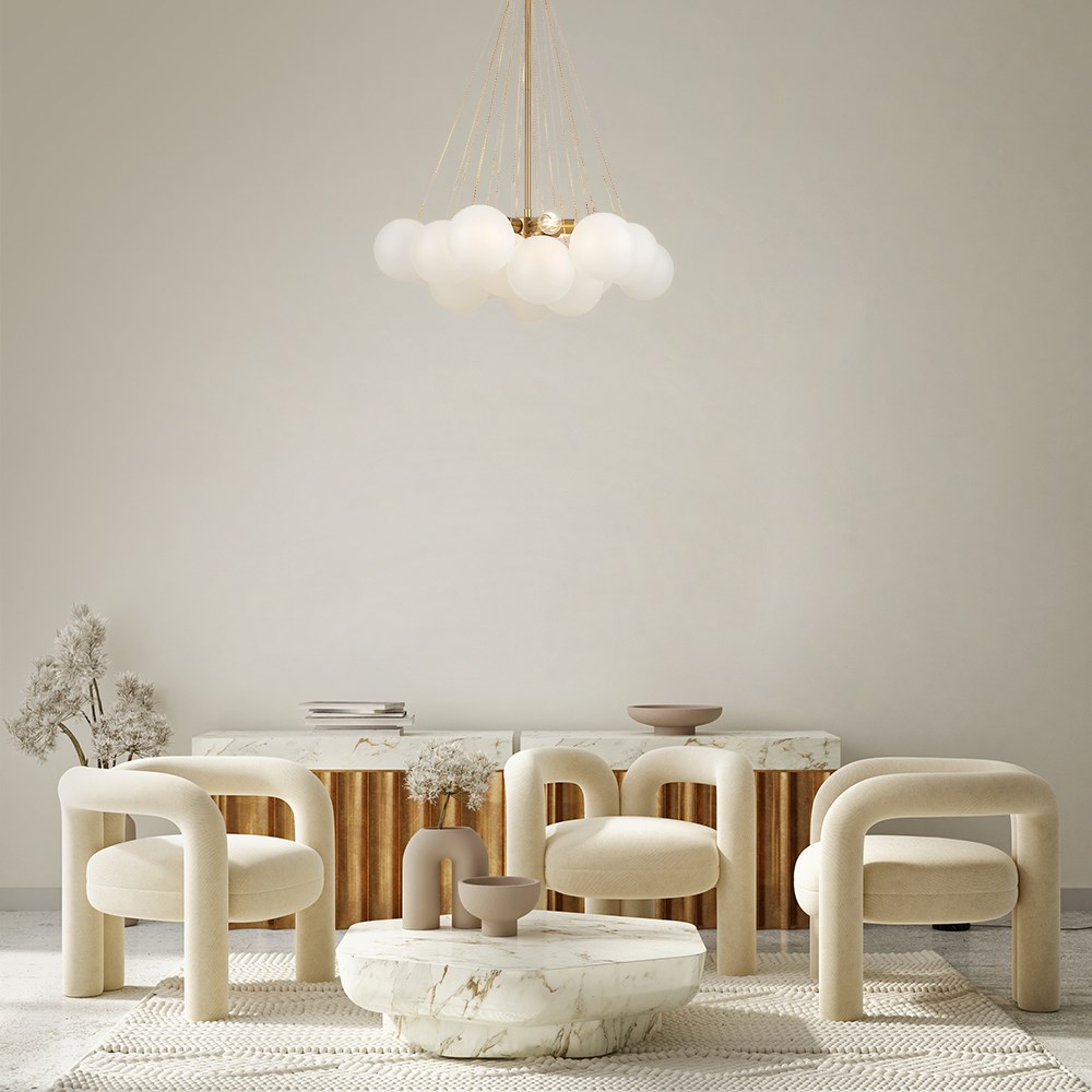 Freya Modern Fiesta Подвесной светильник цвет: хром FR5231PL-13CH