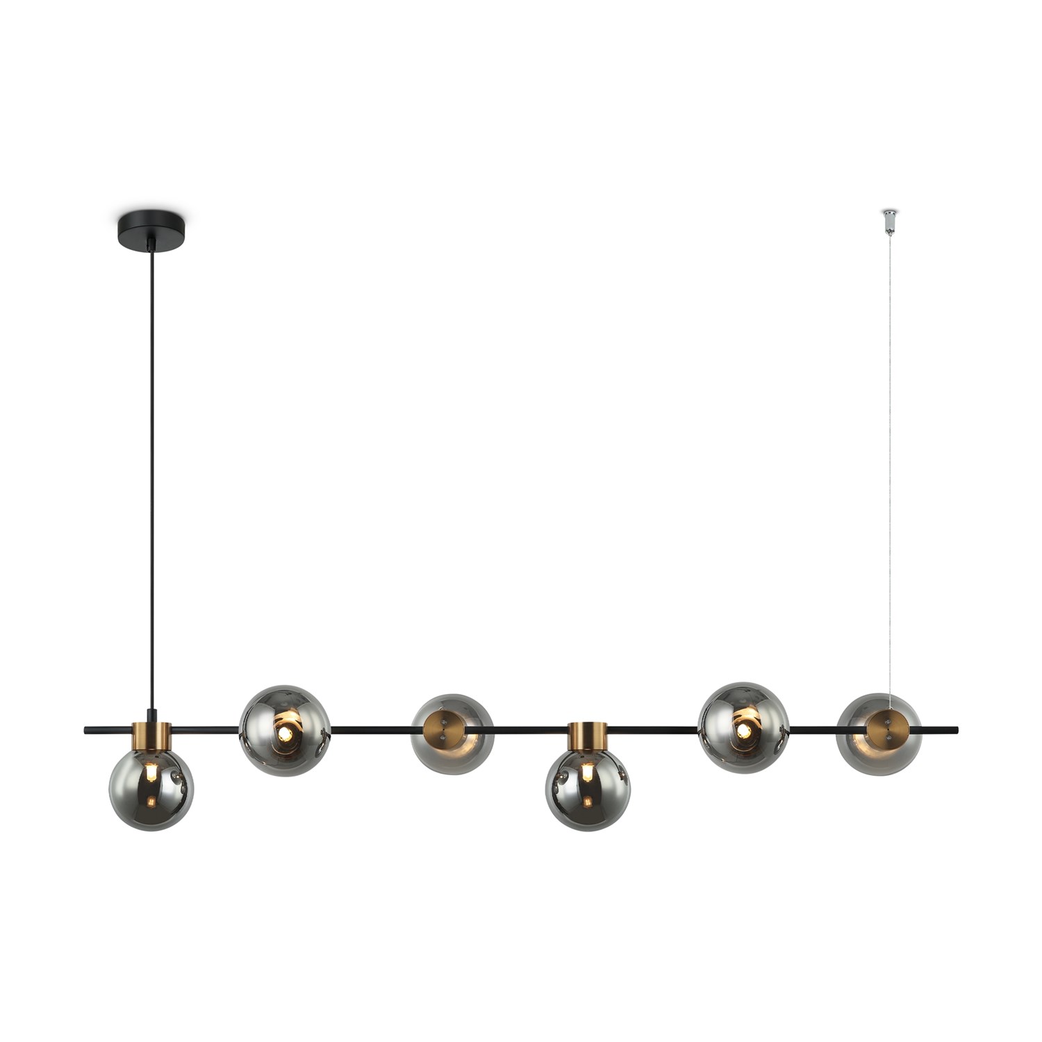 Freya Modern Gatsby Подвесной светильник цвет: черный FR5232PL-06B1