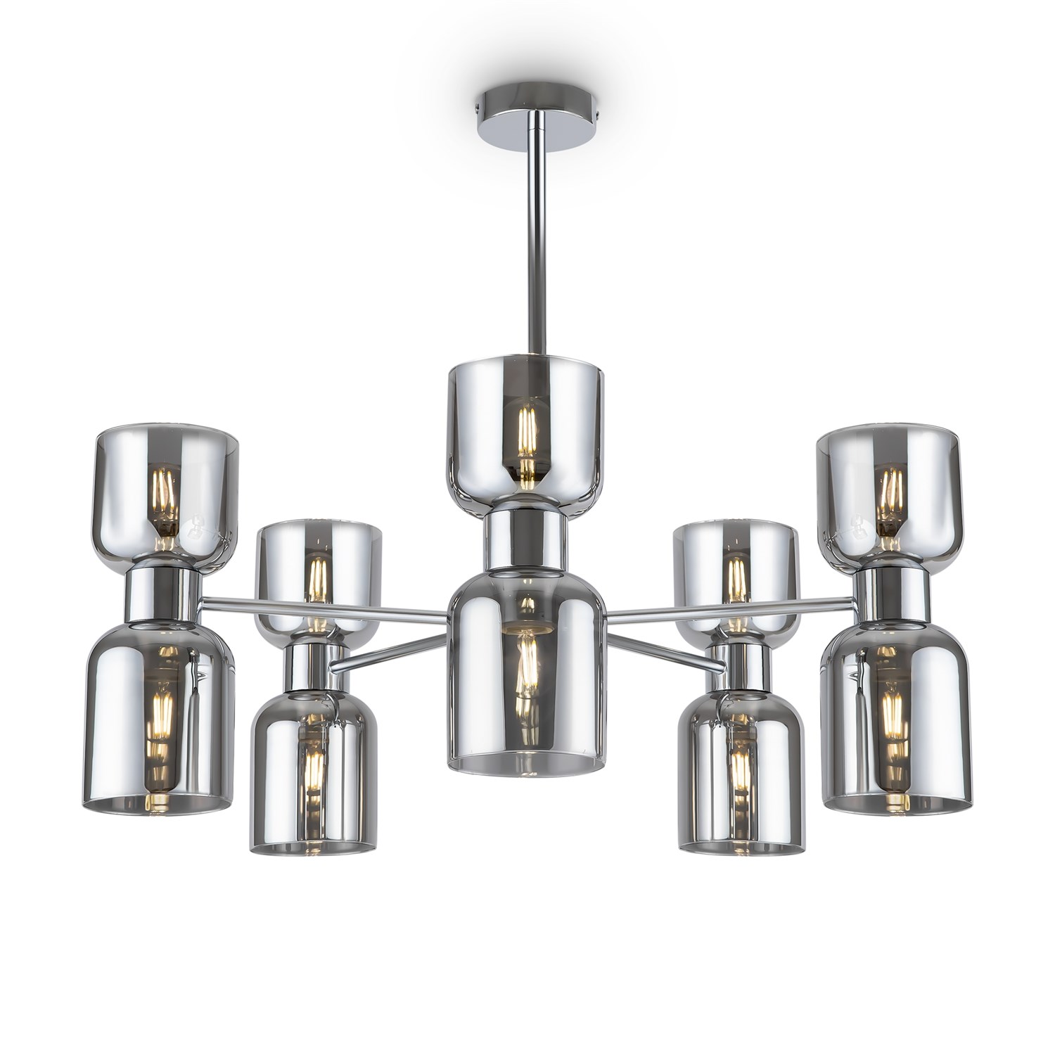 Freya Modern Savia Подвесной светильник цвет: хром FR5203PL-10CH1
