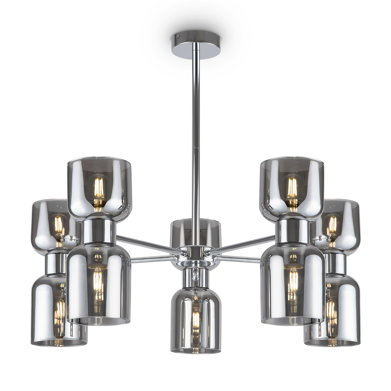 Freya Modern Savia Подвесной светильник цвет: хром FR5203PL-10CH1