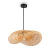 Freya Modern Wavy Подвесной светильник цвет: черный FR5243PL-01BR9