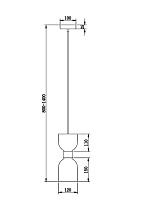 Freya Modern Savia Подвесной светильник цвет: хром FR5203PL-01CH1