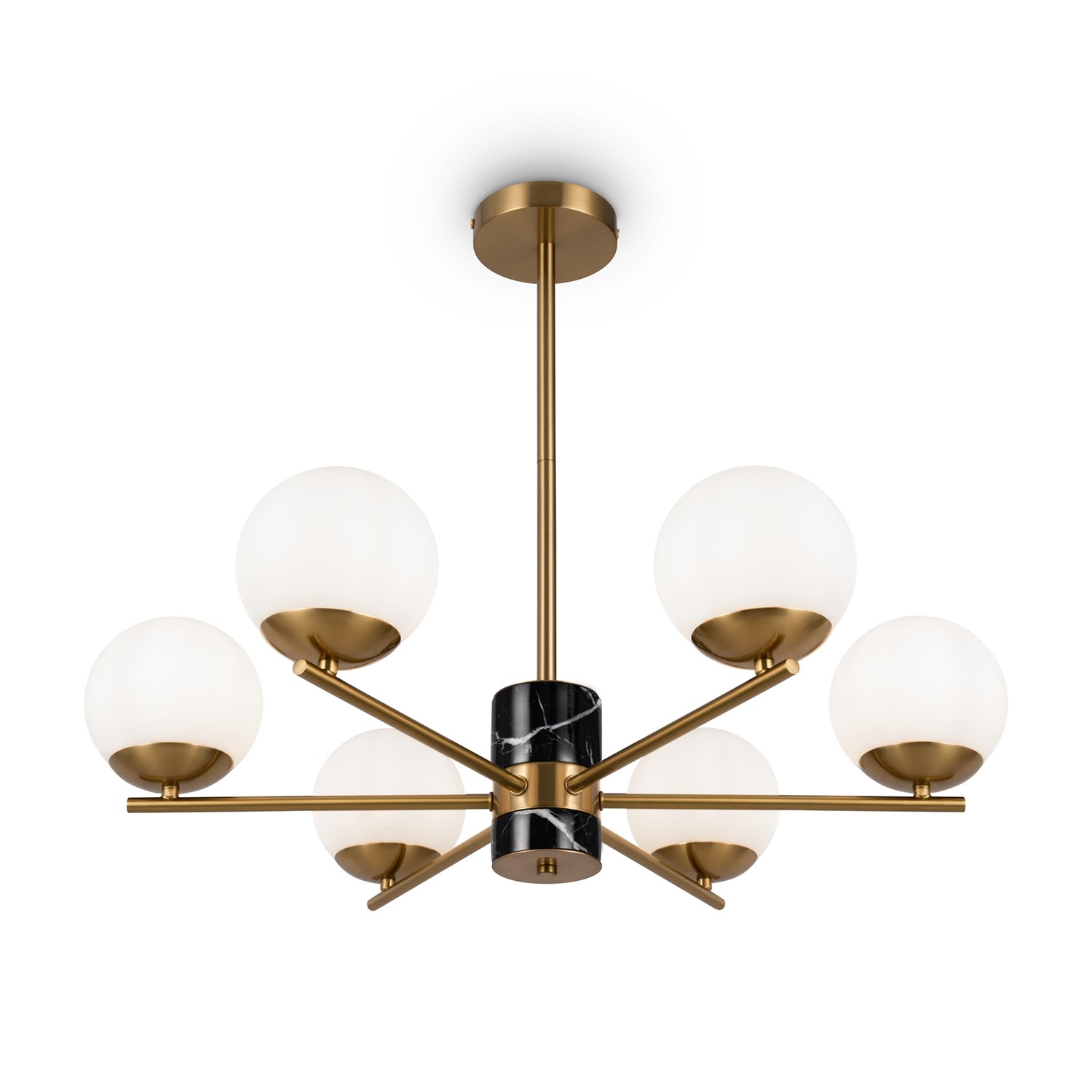 Freya Modern Marble Подвесной светильник цвет: латунь FR5230PL-06BS