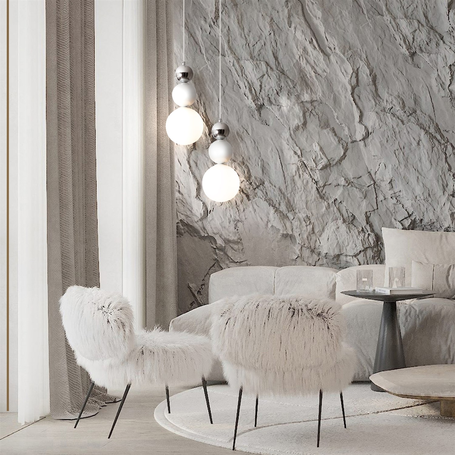 Freya Modern Pearl Подвесной светильник цвет: белый FR5388PL-01CH
