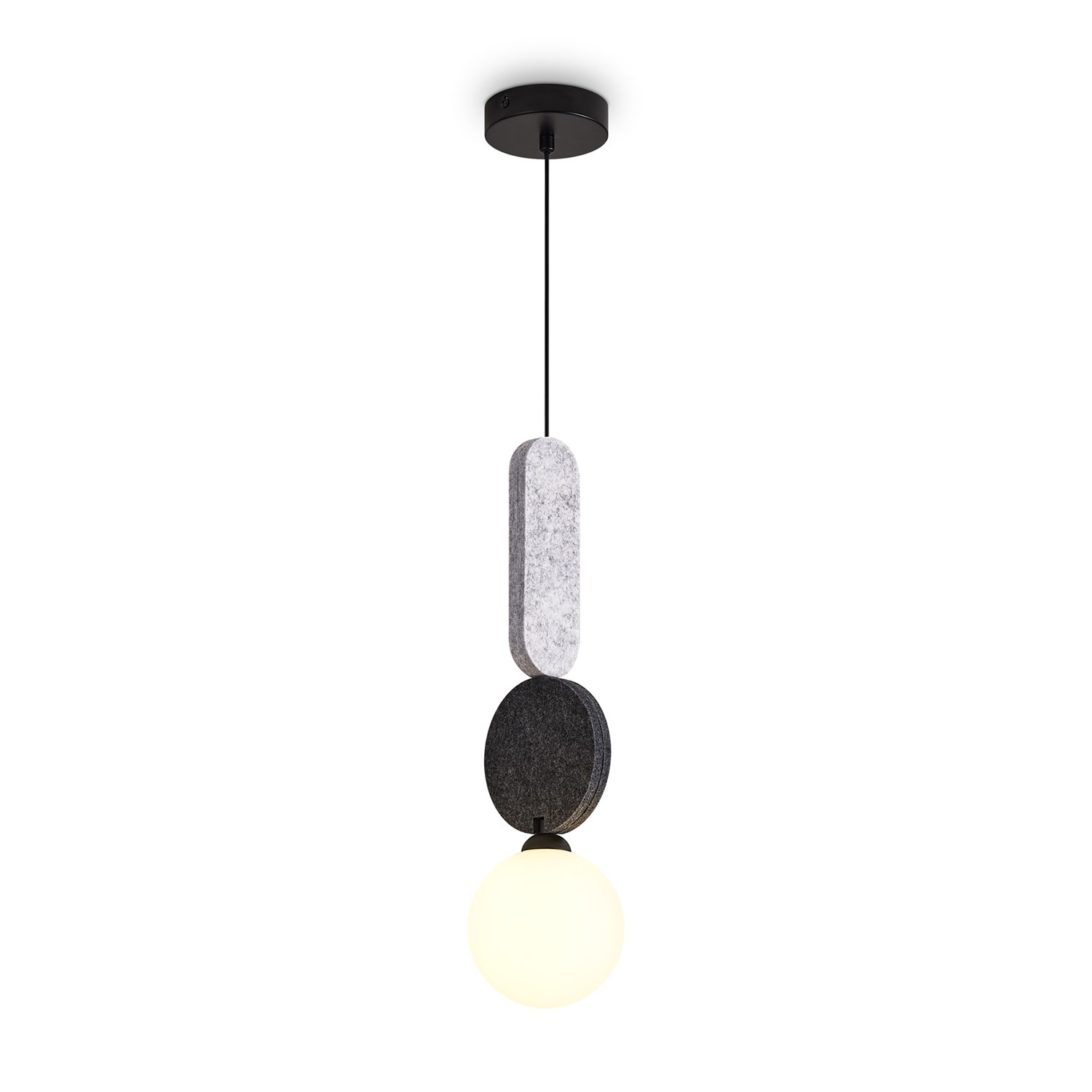 Freya Modern Acoustic Подвесной светильник цвет: черный FR5494PL-0GR