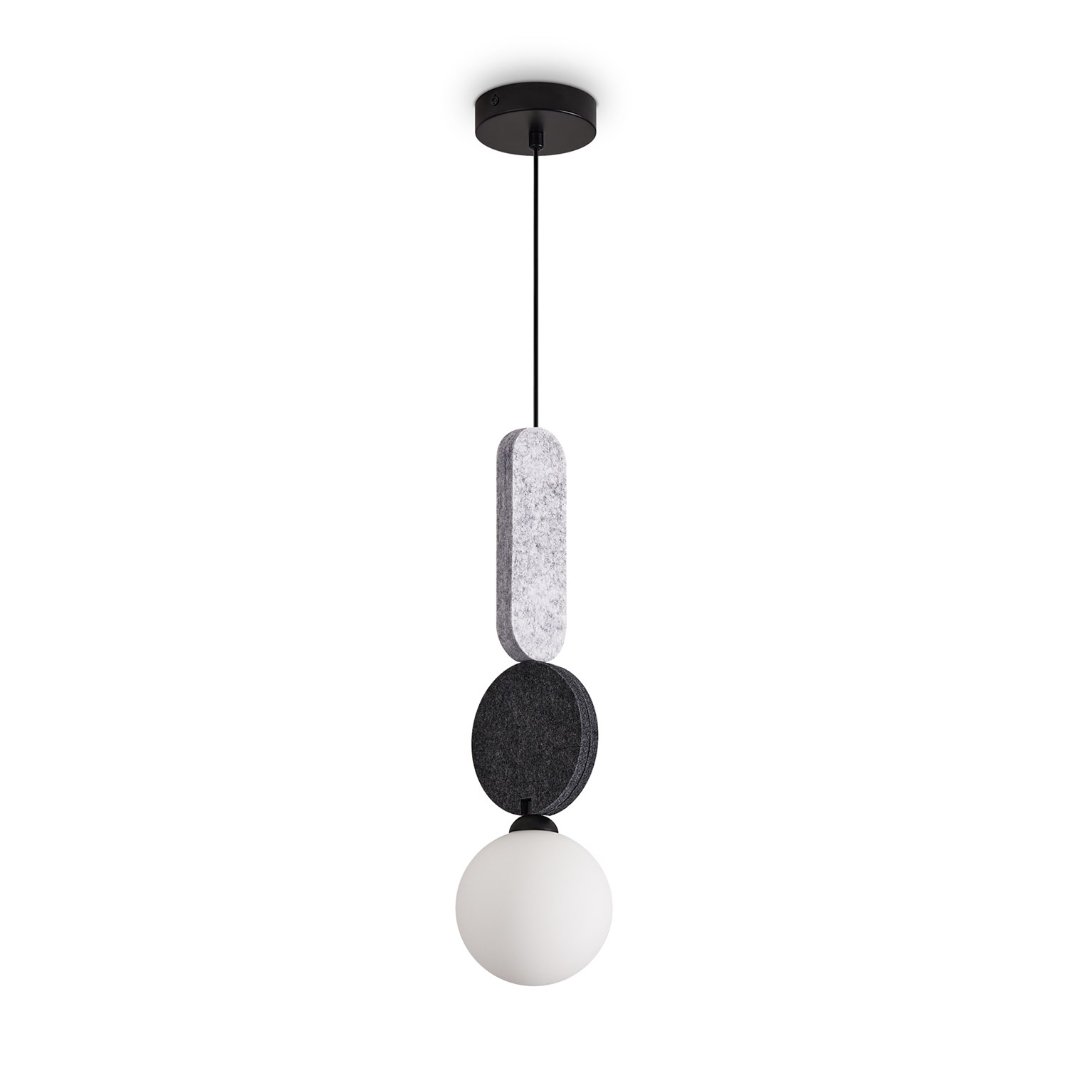 Freya Modern Acoustic Подвесной светильник цвет: черный FR5494PL-0GR