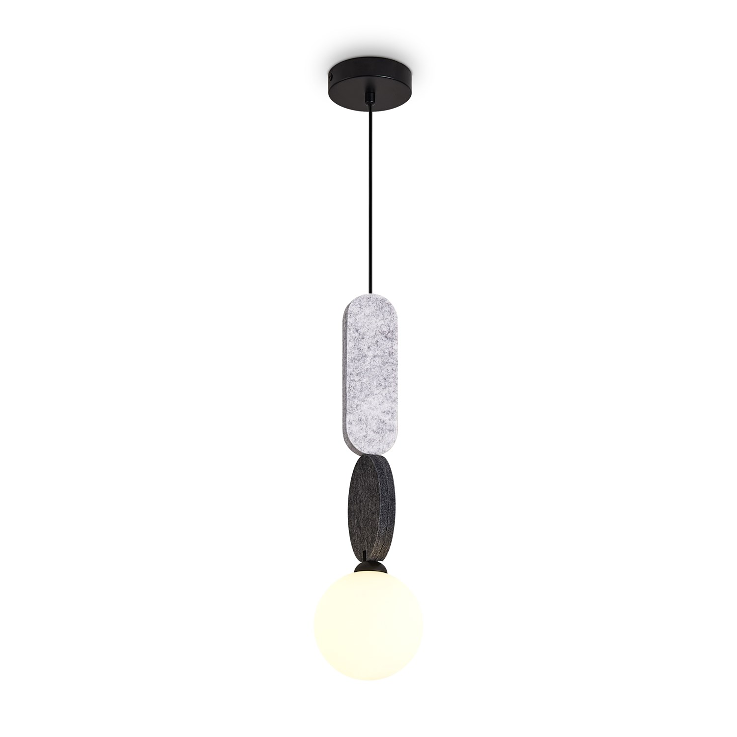 Freya Modern Acoustic Подвесной светильник цвет: черный FR5494PL-0GR