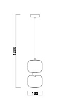 Freya Modern Lumen Подвесной светильник цвет: латунь FR5215PL-01BS
