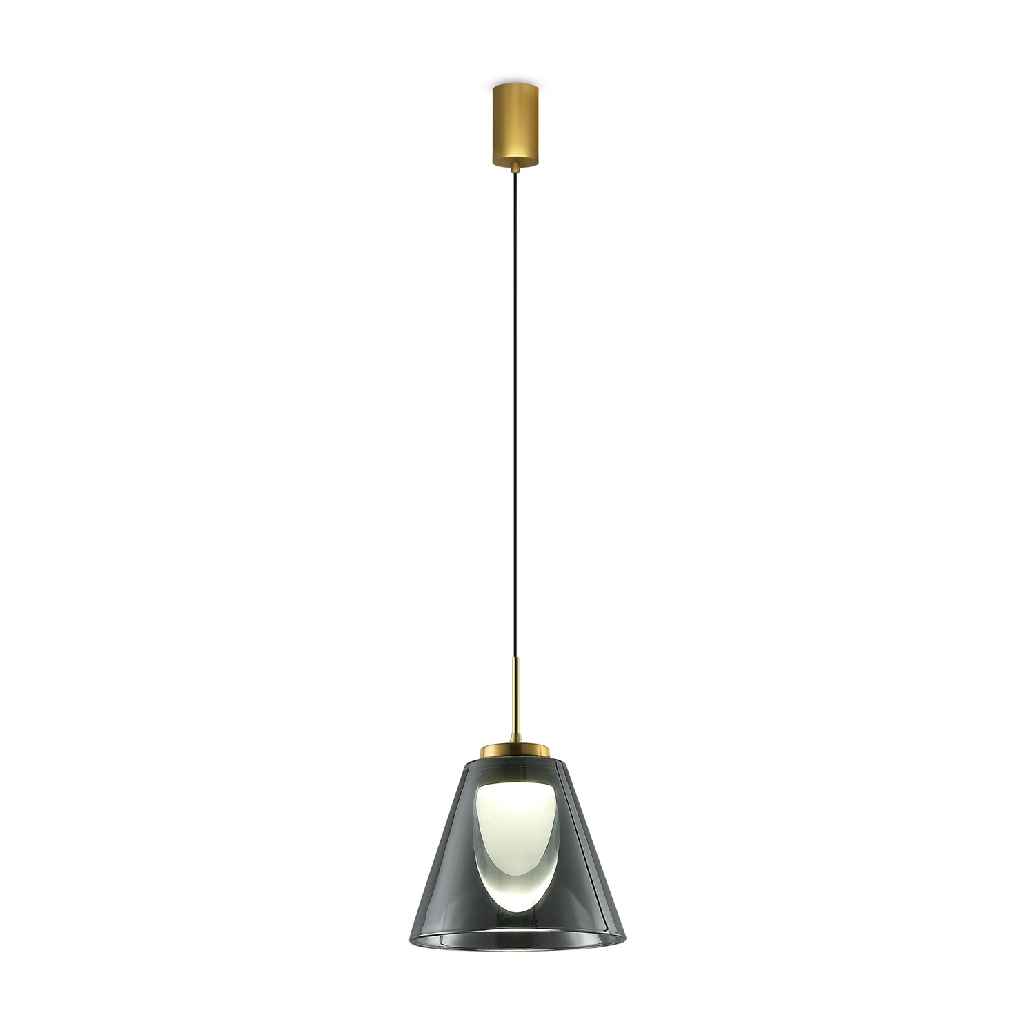 Freya Modern Fume Подвесной светильник цвет: латунь FR5399PL-L4BS