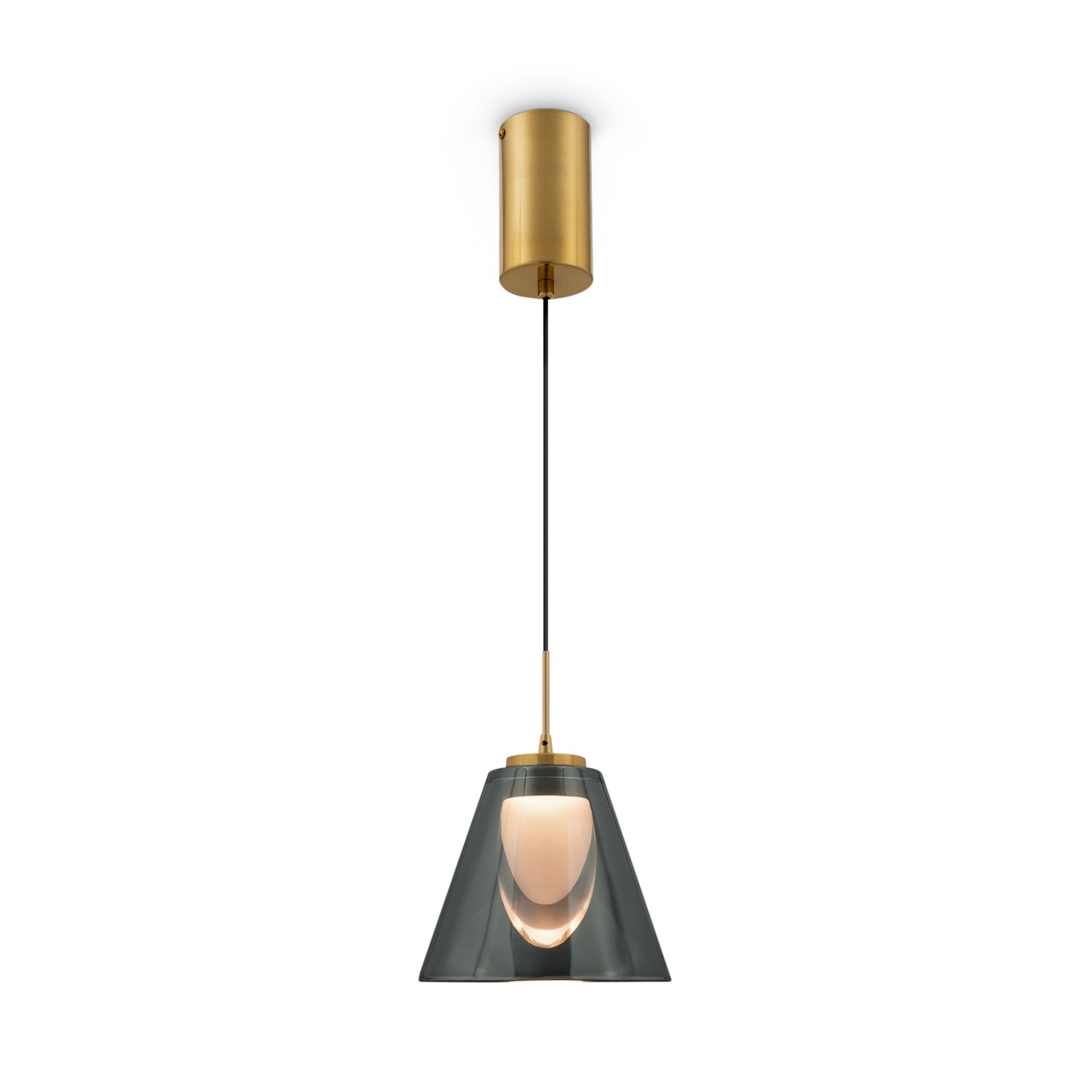 Freya Modern Fume Подвесной светильник цвет: латунь FR5399PL-L4BS