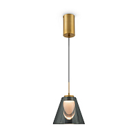 Freya Modern Fume Подвесной светильник цвет: латунь FR5399PL-L4BS