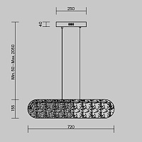Freya LED Eclat Подвесной светильник цвет: латунь FR6182PL-L18BS