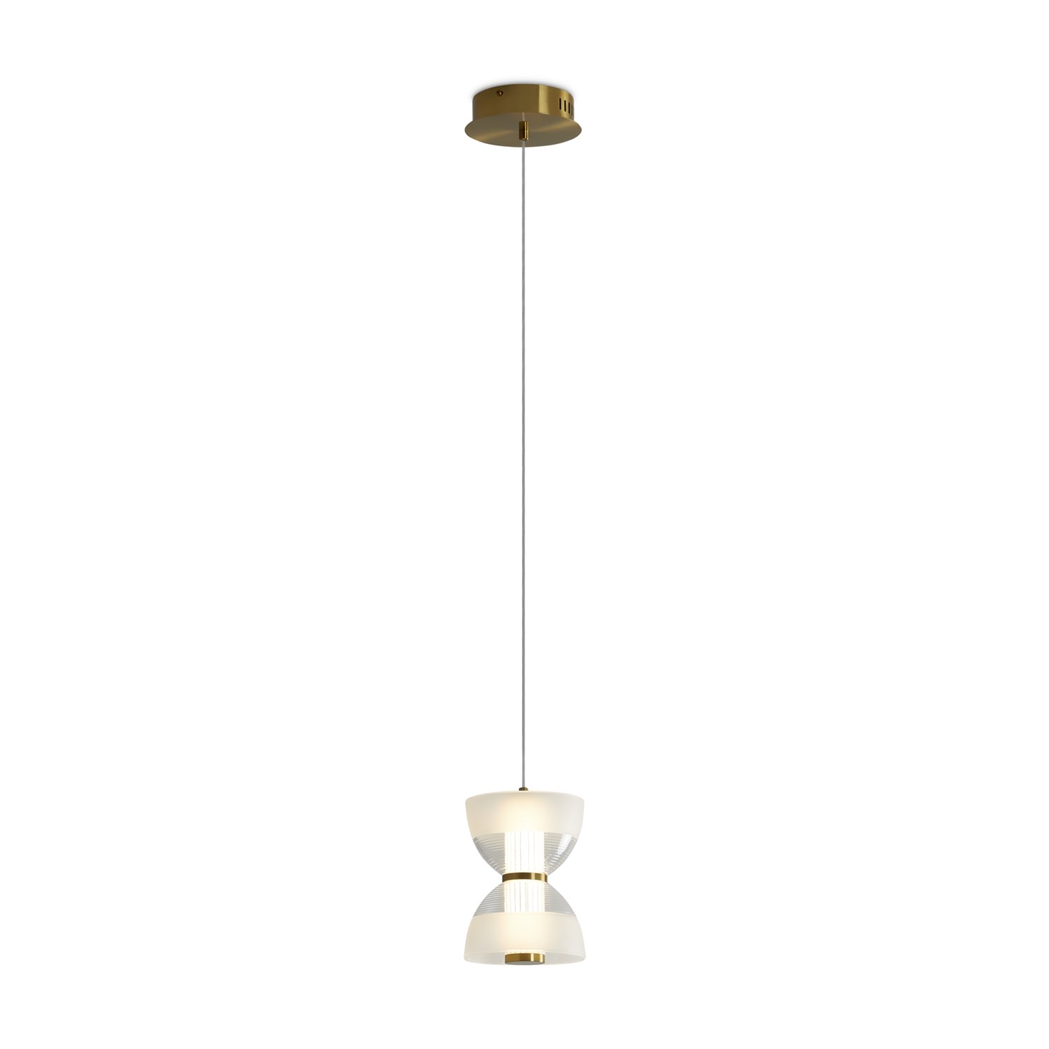 Freya LED Koil Подвесной светильник цвет: латунь FR6136PL-L6BT