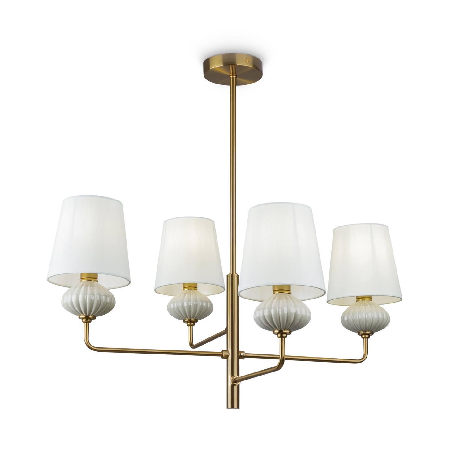 Freya Classic Ceramics Подвесной светильник цвет: латунь FR2029PL-04BS