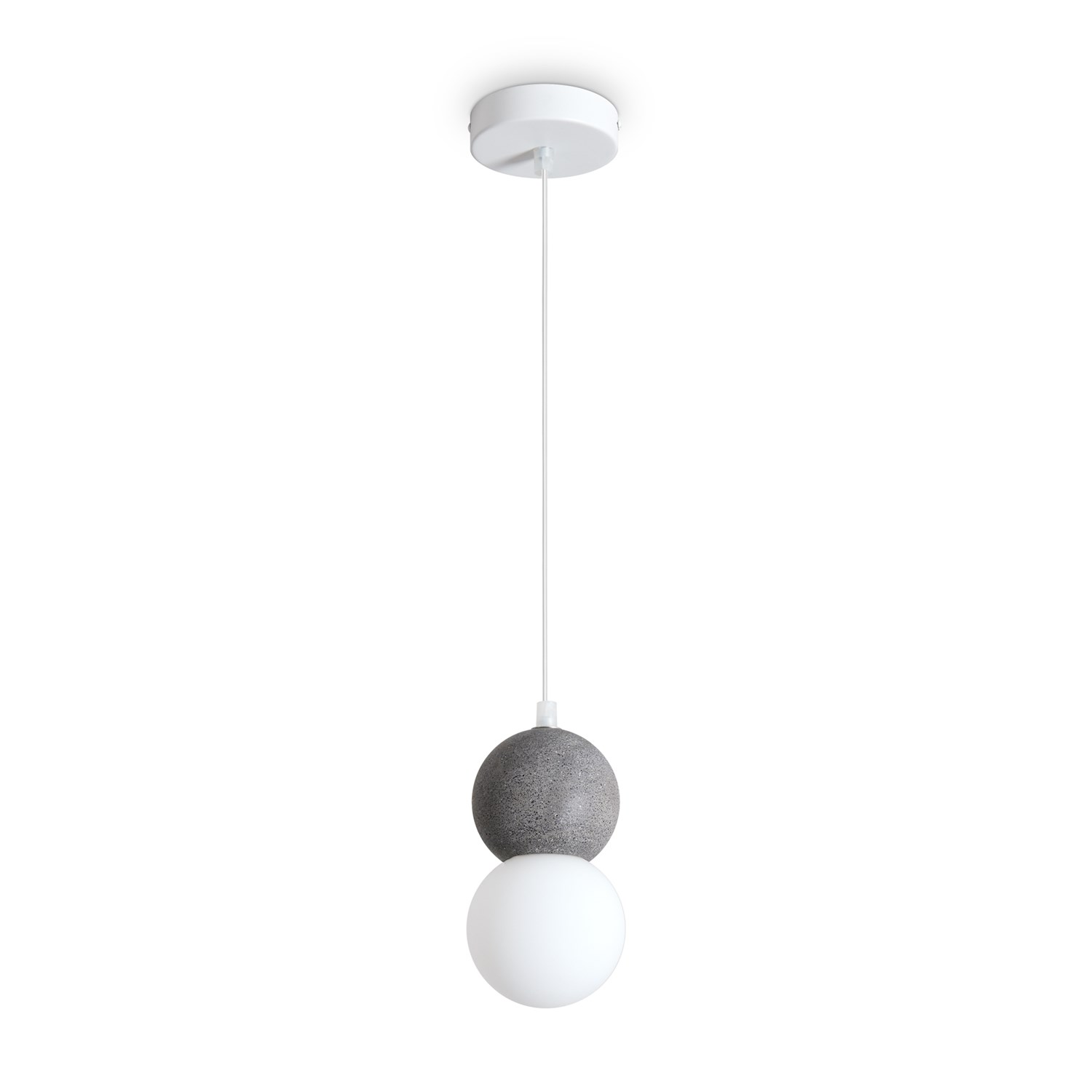 Freya Modern Concrete Подвесной светильник цвет: белый FR5484PL-01W1