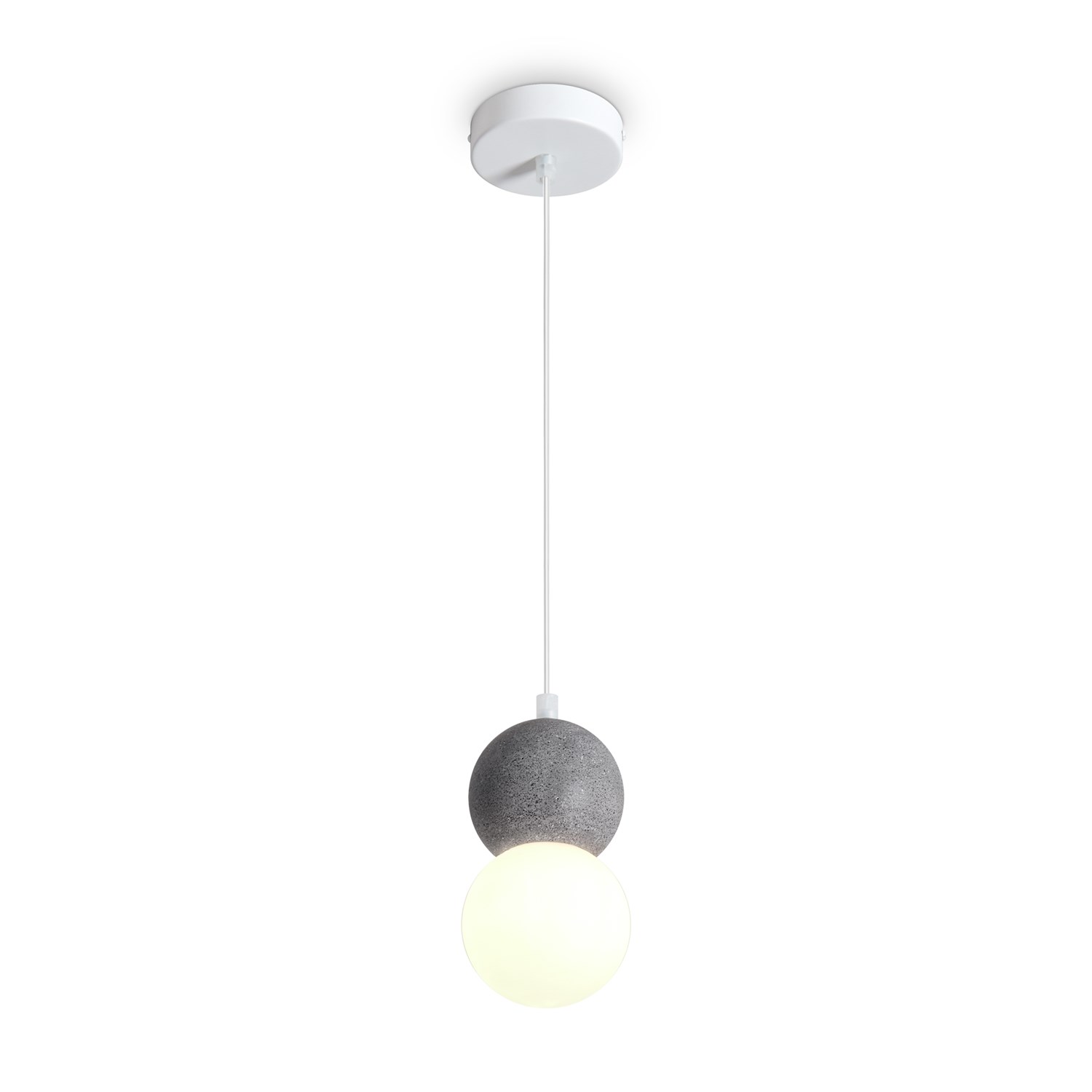 Freya Modern Concrete Подвесной светильник цвет: белый FR5484PL-01W1