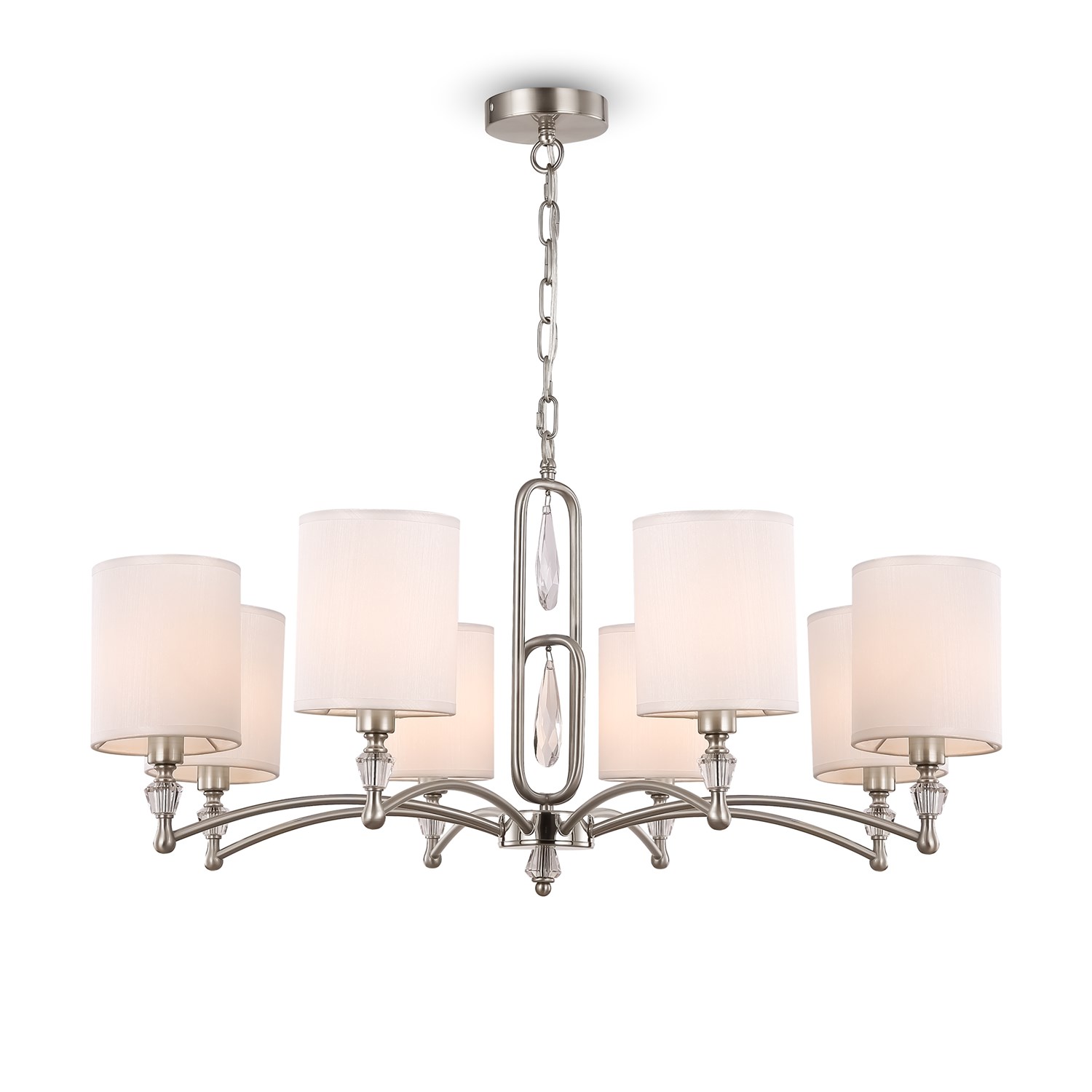 Freya Crystal Riverside Подвесной светильник цвет: никель FR1007PL-08N