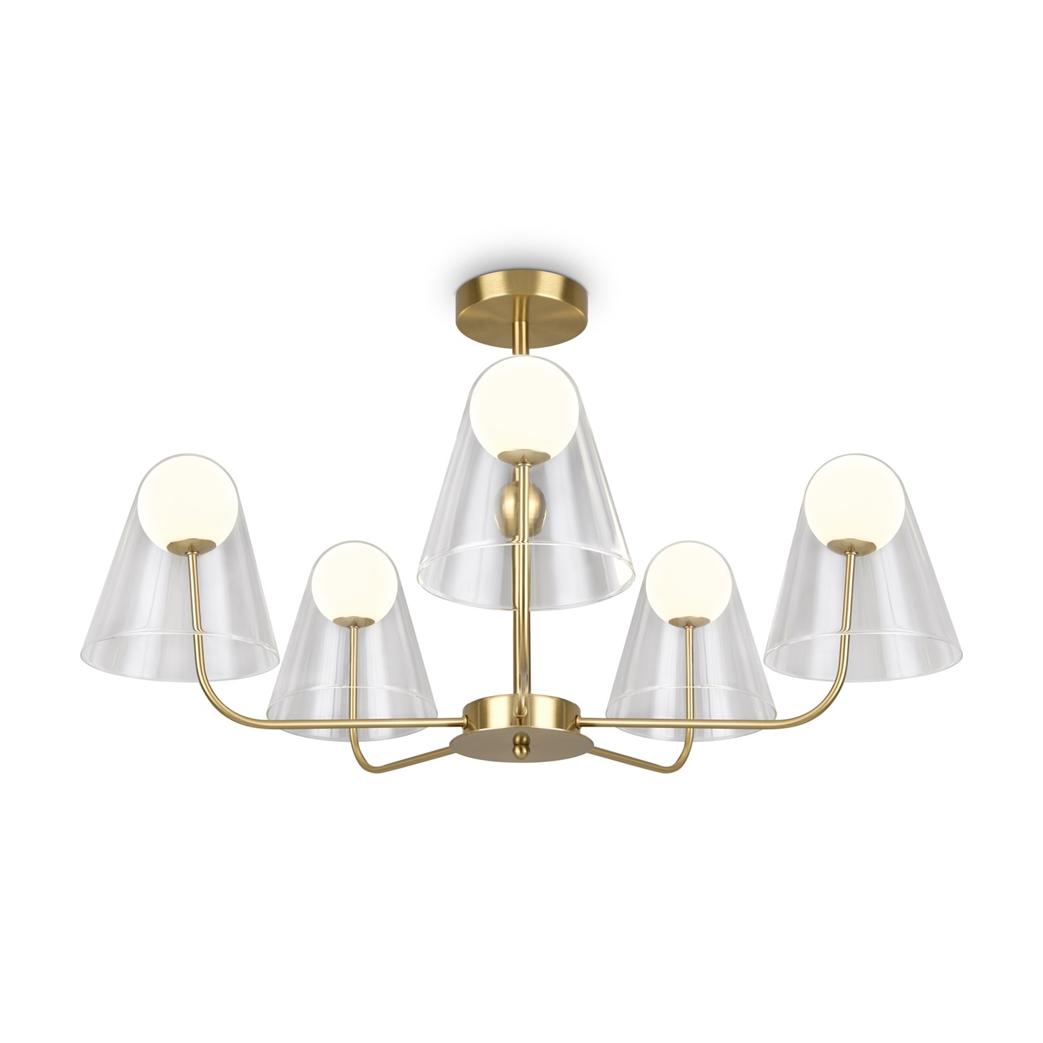 Freya Modern Doublety Подвесной светильник цвет: латунь FR5382PL-05BS