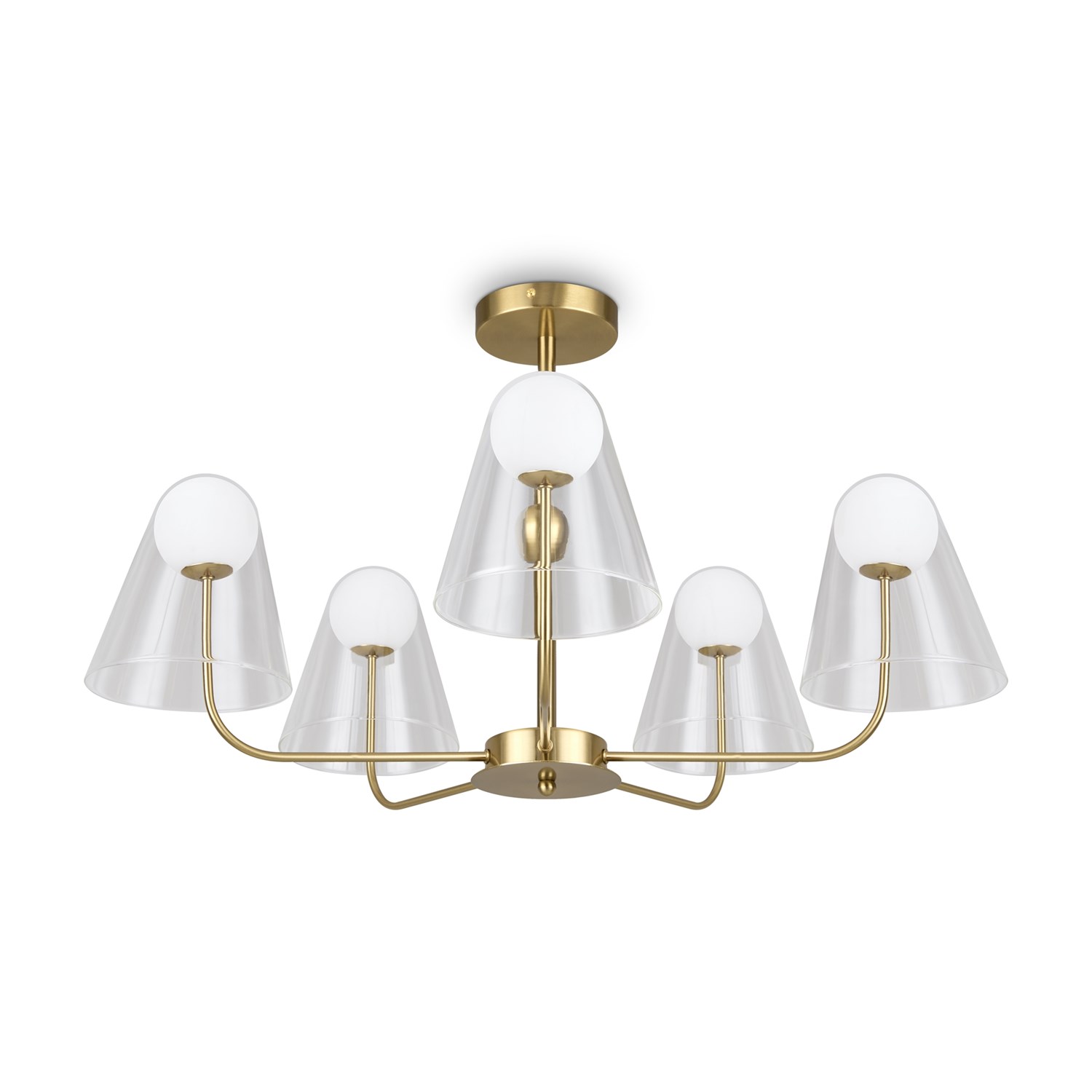 Freya Modern Doublety Подвесной светильник цвет: латунь FR5382PL-05BS