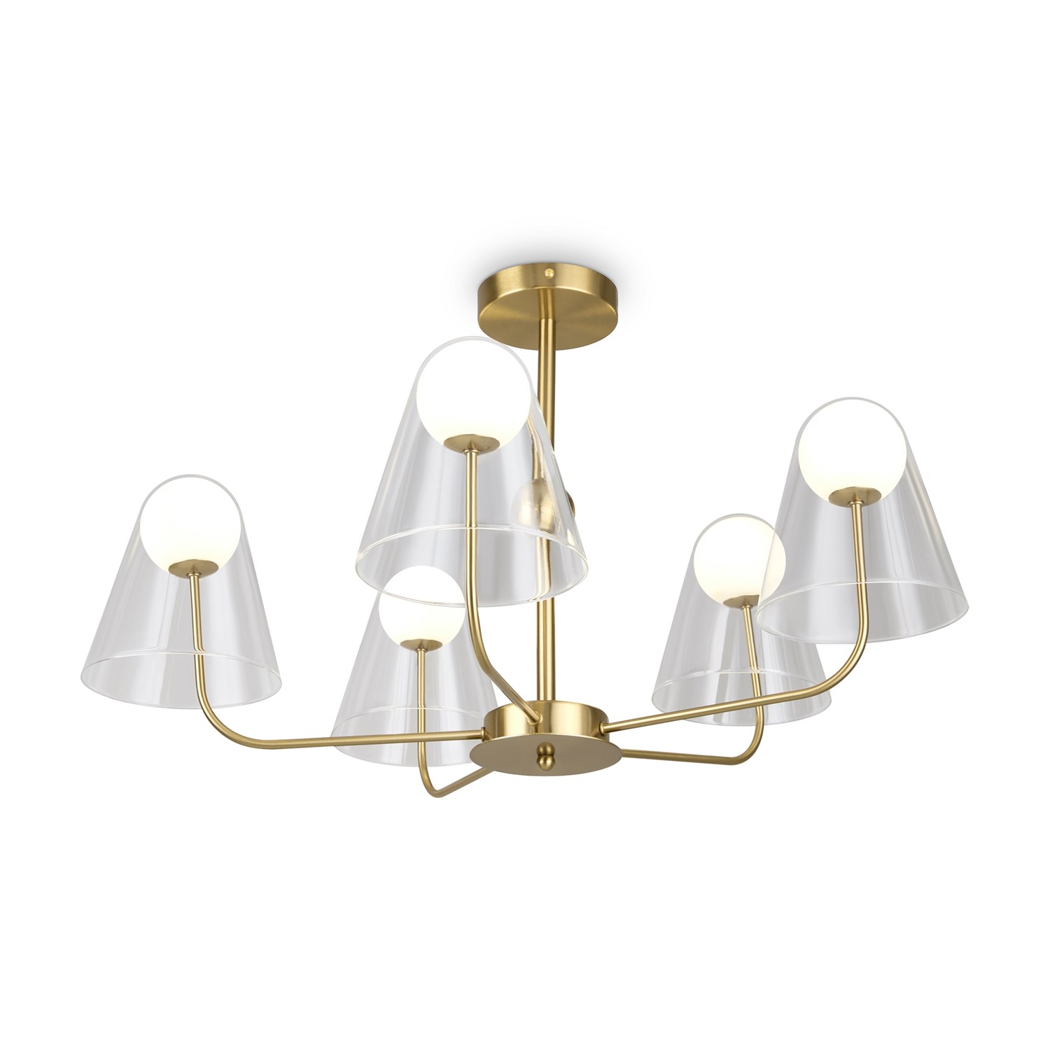 Freya Modern Doublety Подвесной светильник цвет: латунь FR5382PL-05BS