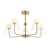 Freya Modern Doublety Подвесной светильник цвет: латунь FR5382PL-05BS