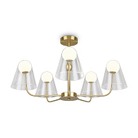 Freya Modern Doublety Подвесной светильник цвет: латунь FR5382PL-05BS
