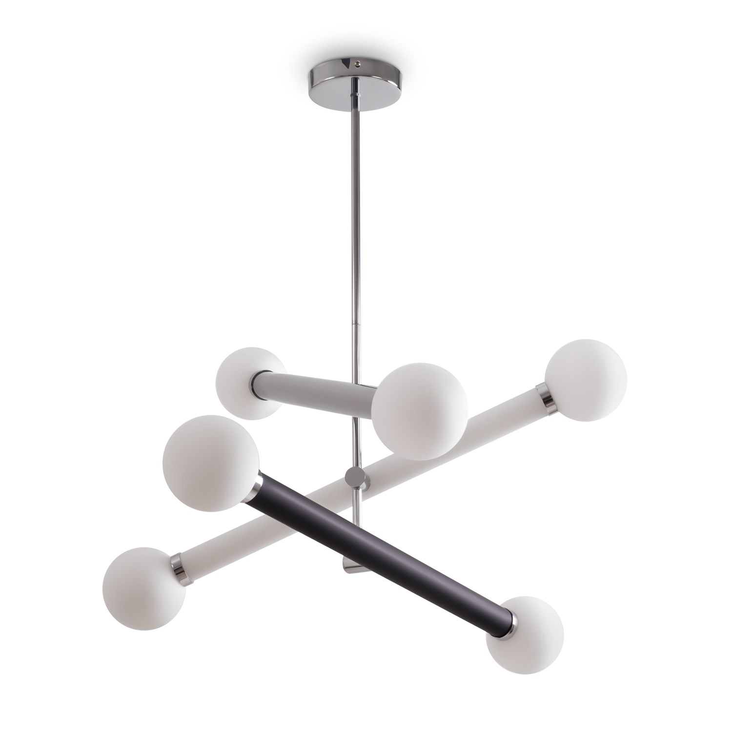 Freya Modern Cross Подвесной светильник цвет: хром FR5381PL-06CH