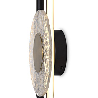 Freya LED Drip Настенный светильник (бра) цвет: черный FR6173WL-L12B