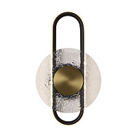Freya LED Drip Настенный светильник (бра) цвет: черный FR6173WL-L12B