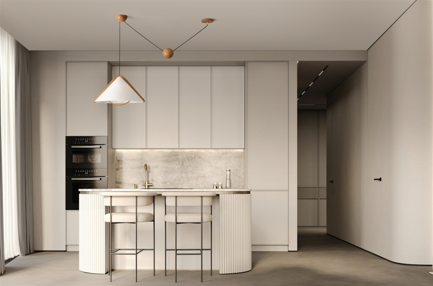 Freya Modern Umbra Потолочный светильник цвет: дерево FR5554CL-01T