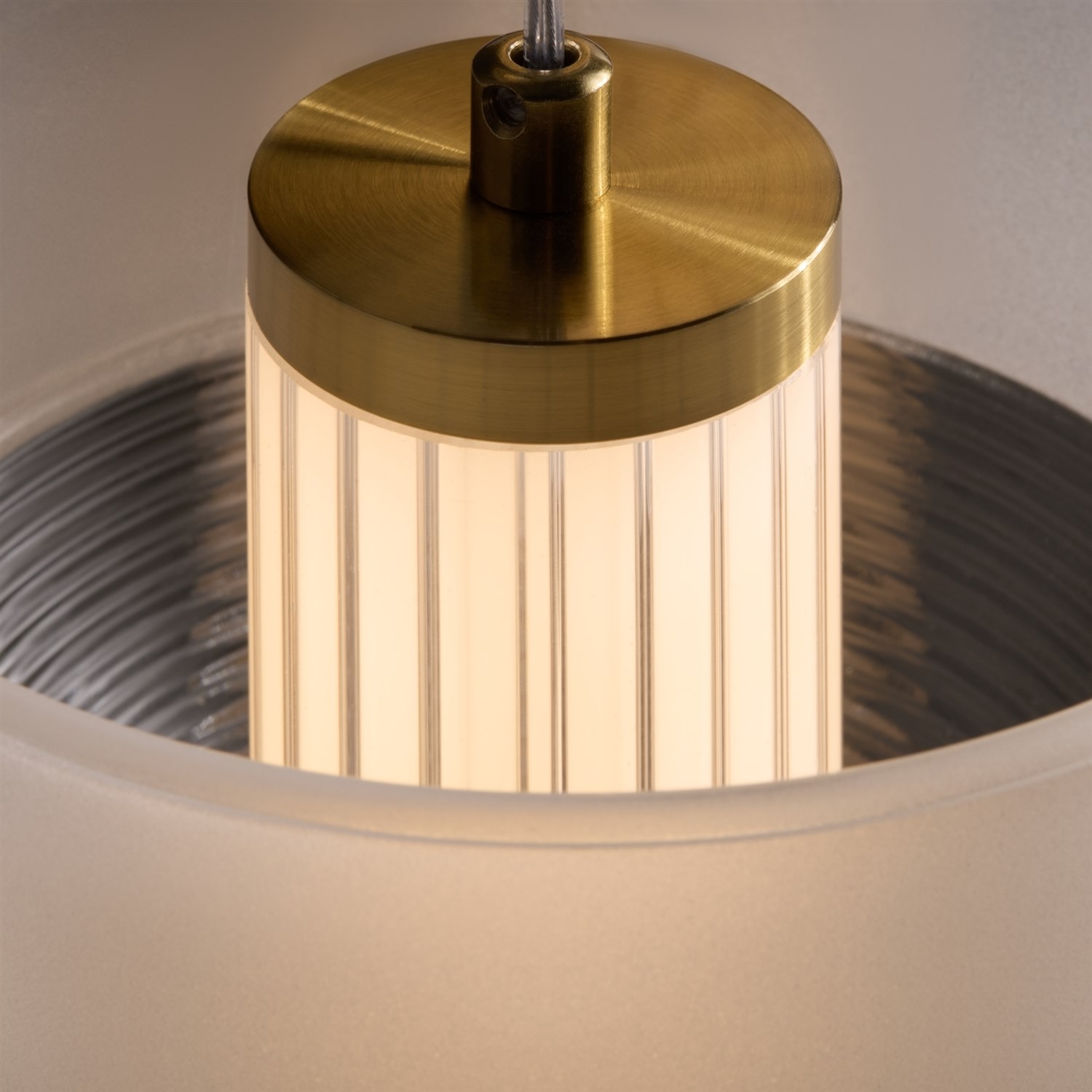 Freya LED Koil Подвесной светильник цвет: латунь FR6136PL-L18BT