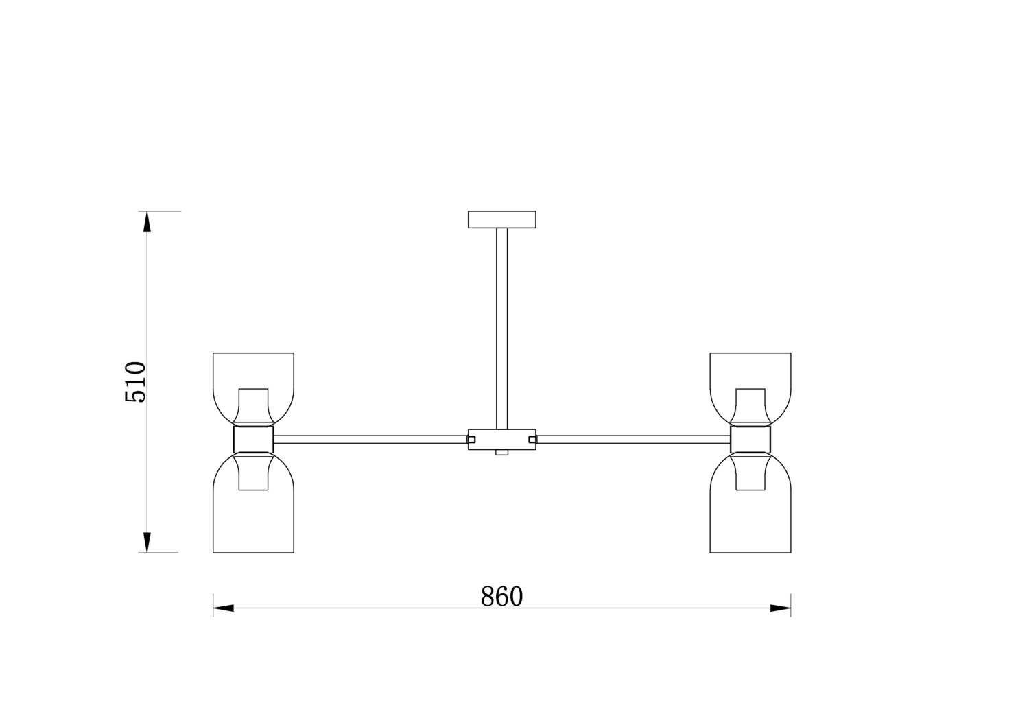 Freya Modern Savia Подвесной светильник цвет: латунь FR5203PL-16BS