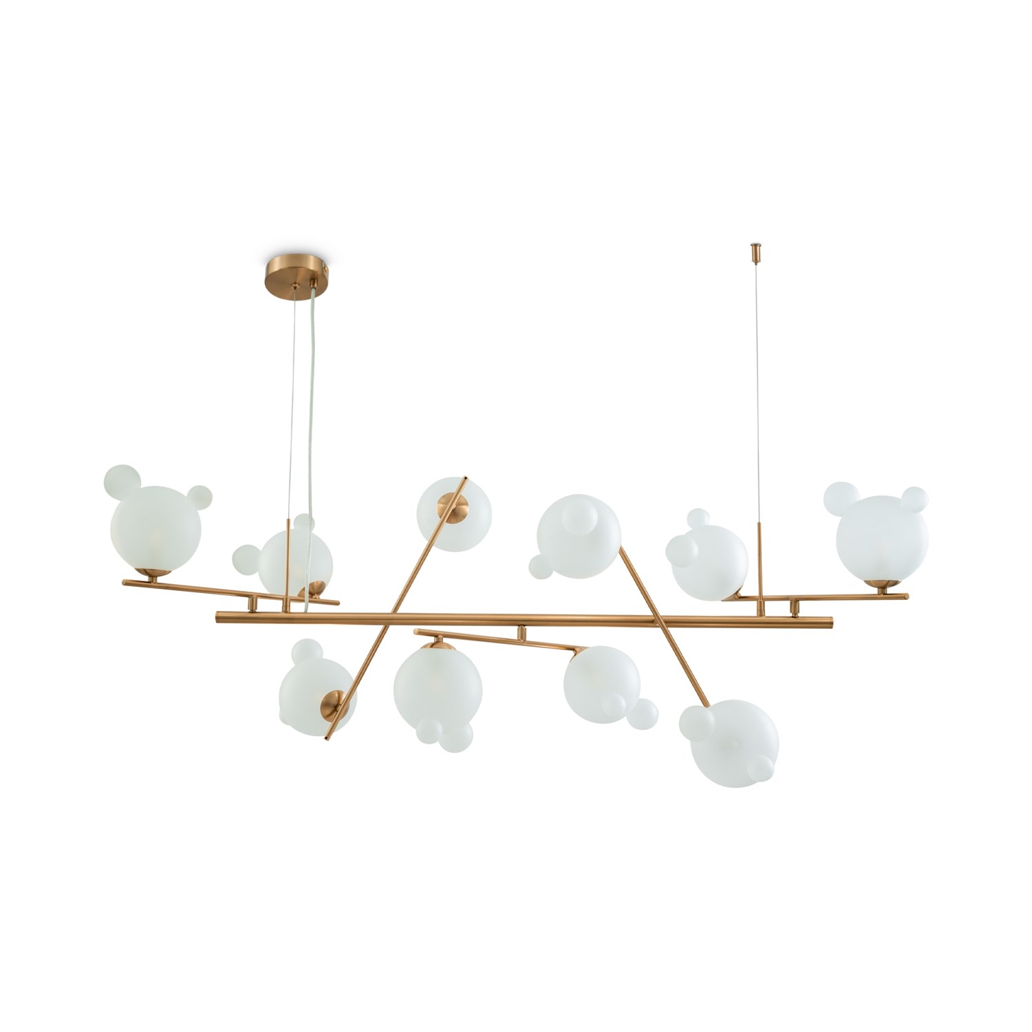 Freya Modern Flaty Подвесной светильник цвет: латунь FR5374PL-10BS