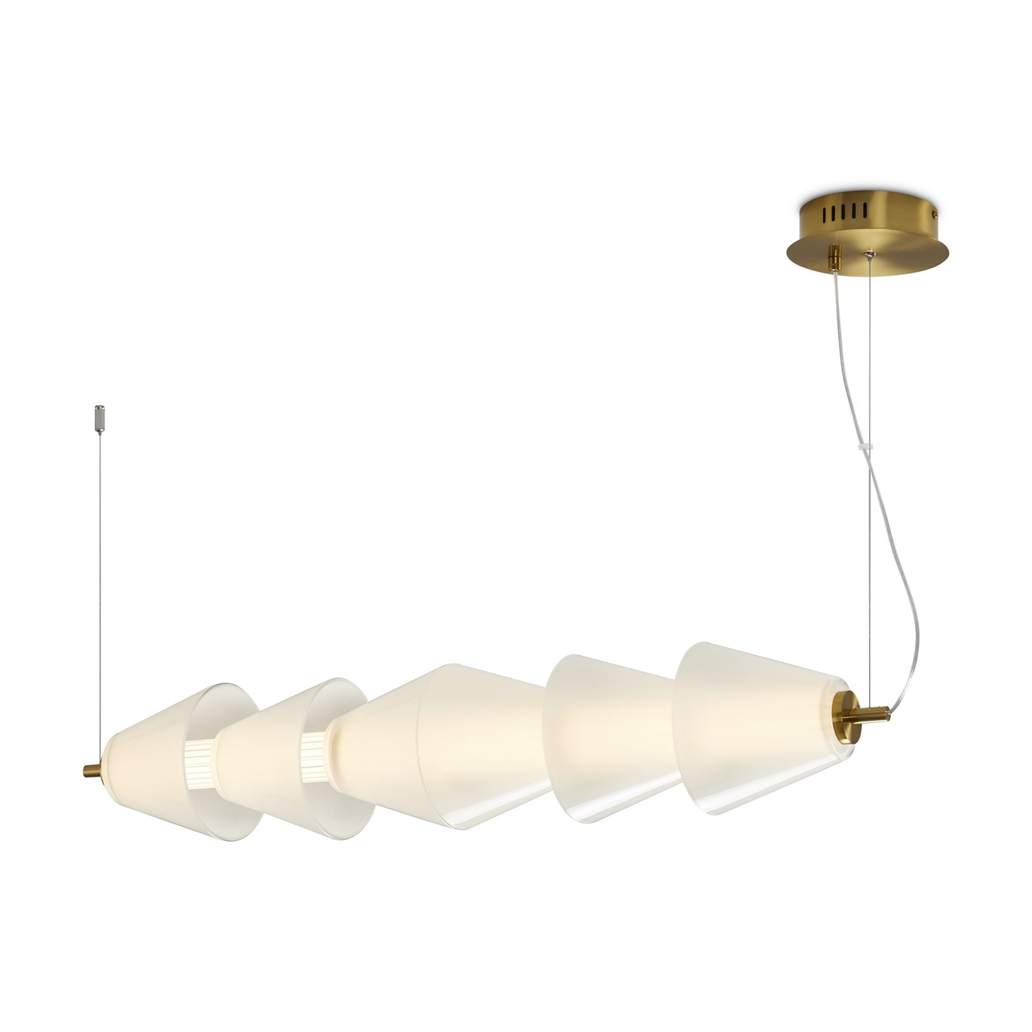 Freya LED Plum Подвесной светильник цвет: латунь FR6137PL-L21BT2