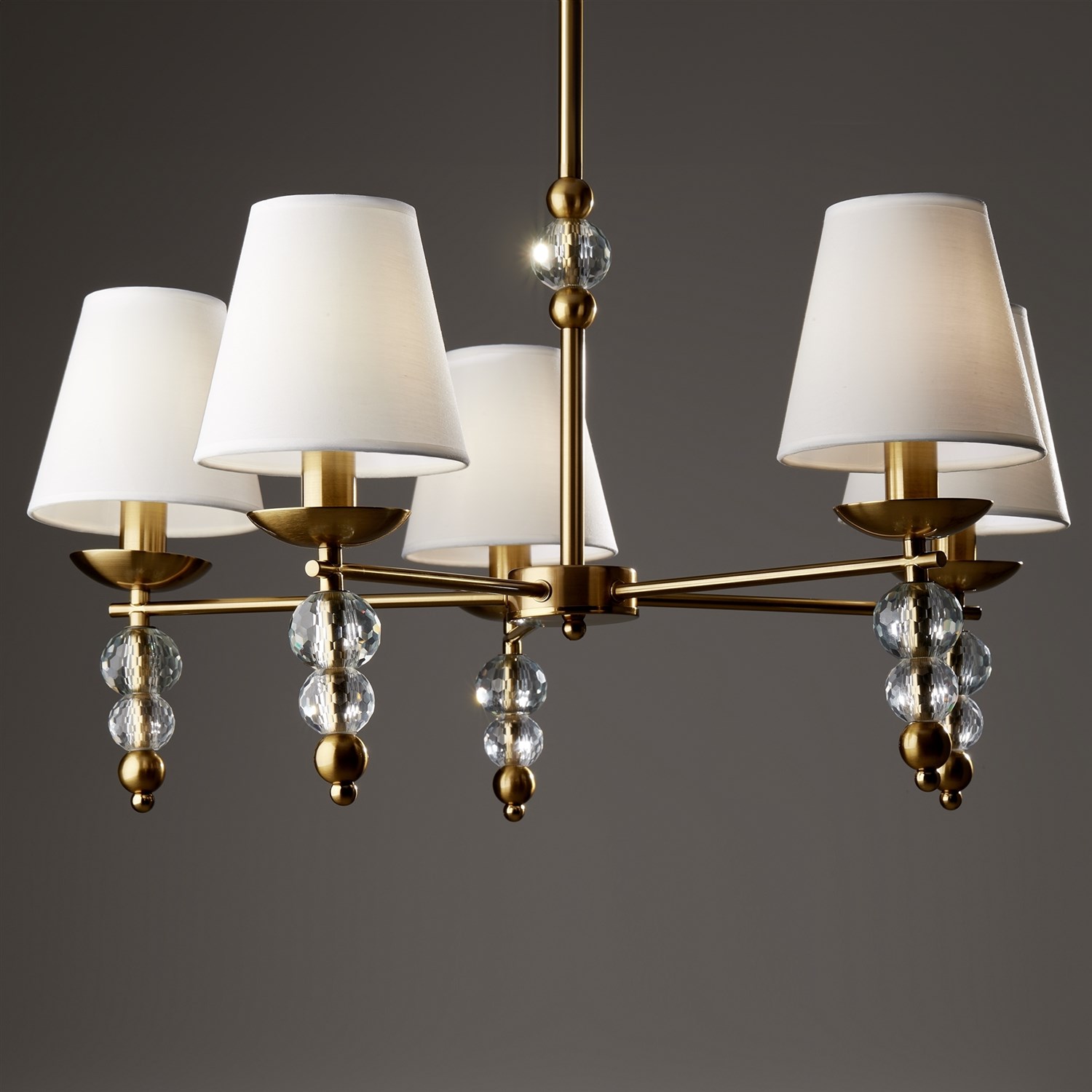 Freya Crystal Side Потолочный светильник цвет: латунь FR1009CL-05BS
