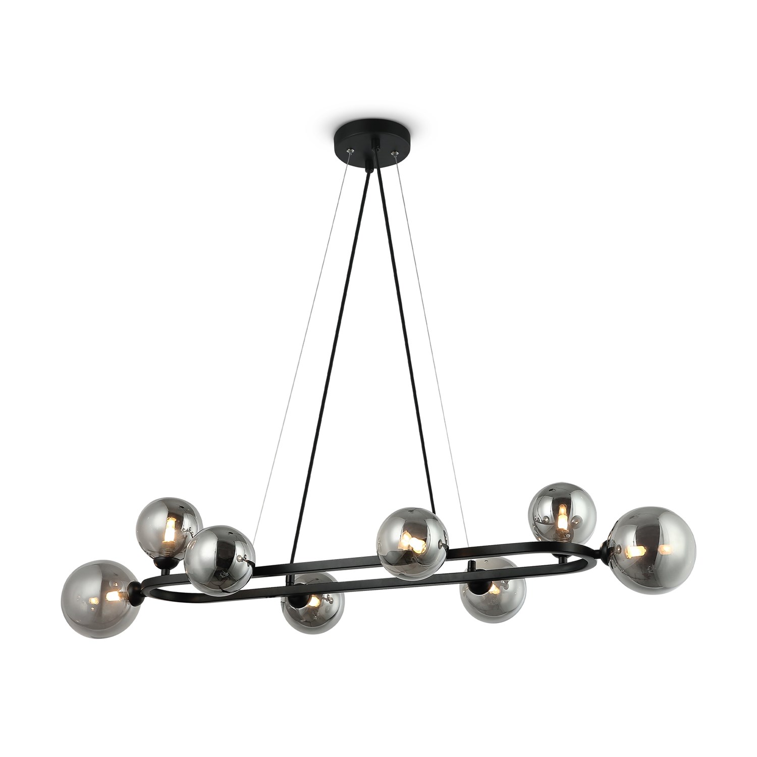 Freya Modern Globos Подвесной светильник цвет: черный FR5222PL-08B