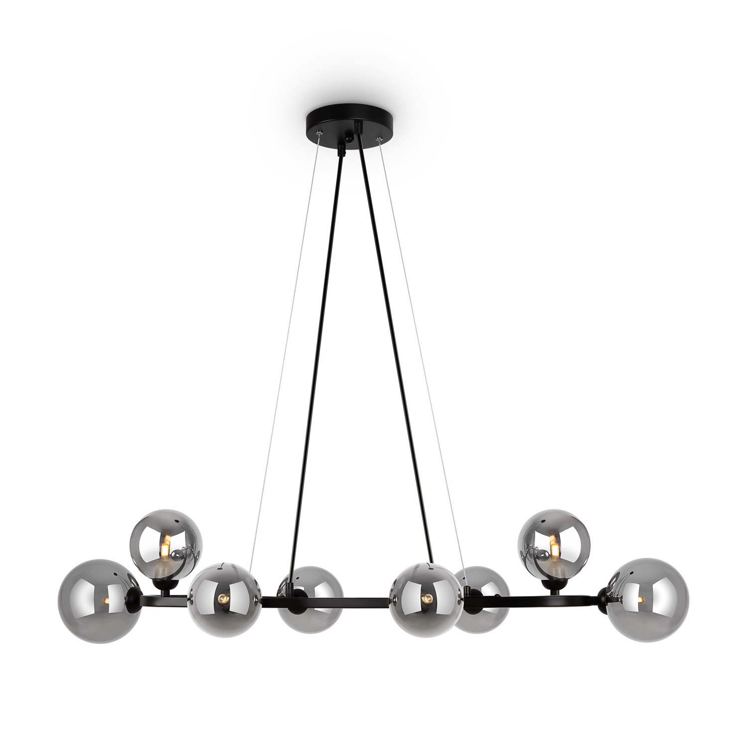 Freya Modern Globos Подвесной светильник цвет: черный FR5222PL-08B