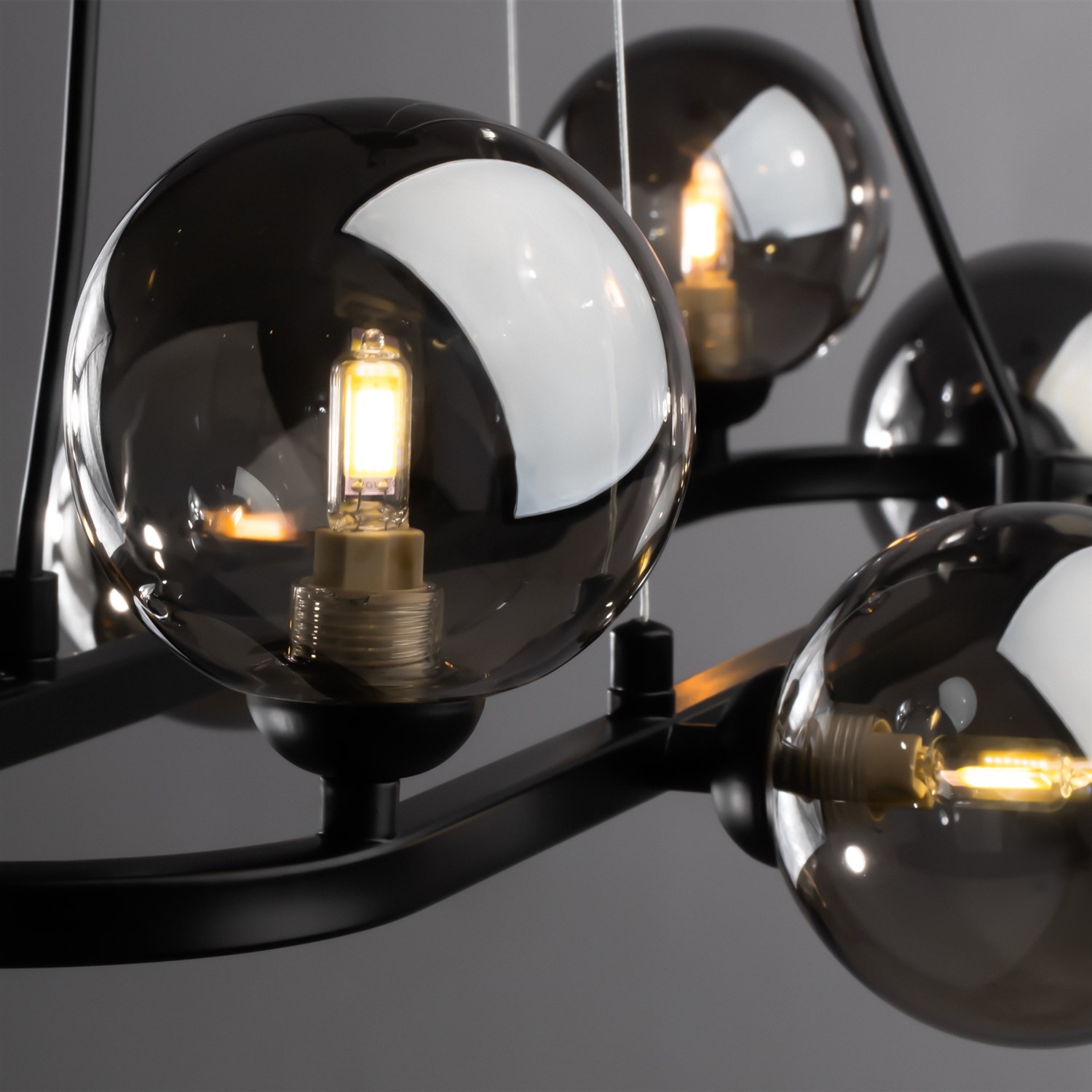 Freya Modern Globos Подвесной светильник цвет: черный FR5222PL-08B