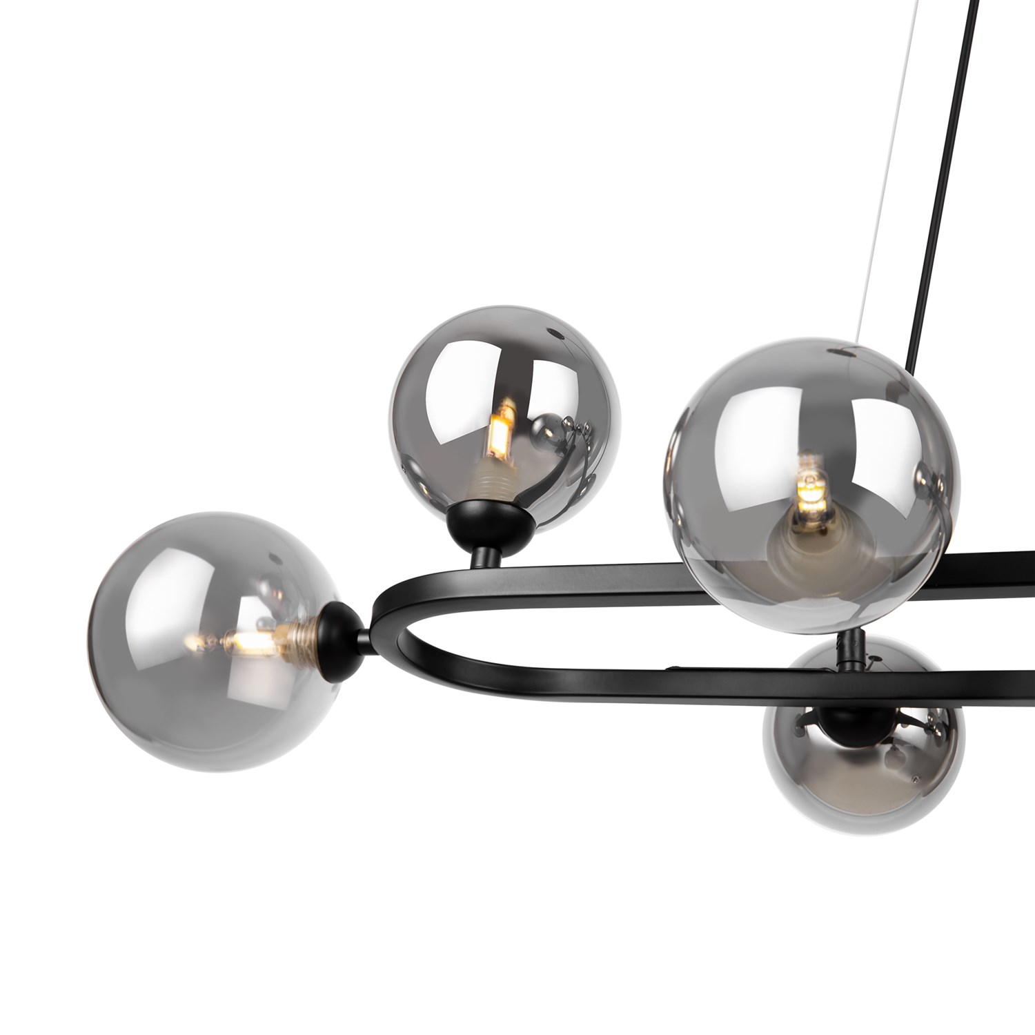 Freya Modern Globos Подвесной светильник цвет: черный FR5222PL-08B