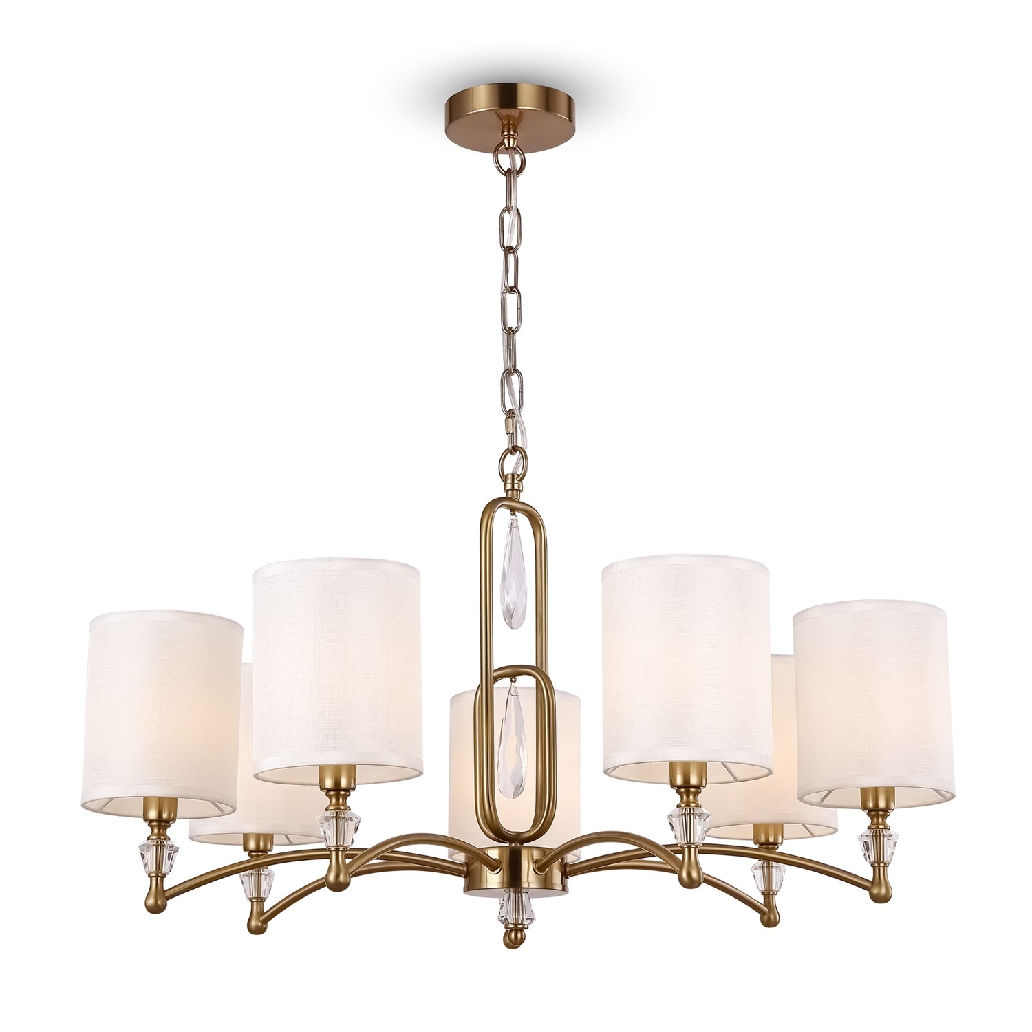 Freya Crystal Riverside Подвесной светильник цвет: латунь FR1007PL-07BS