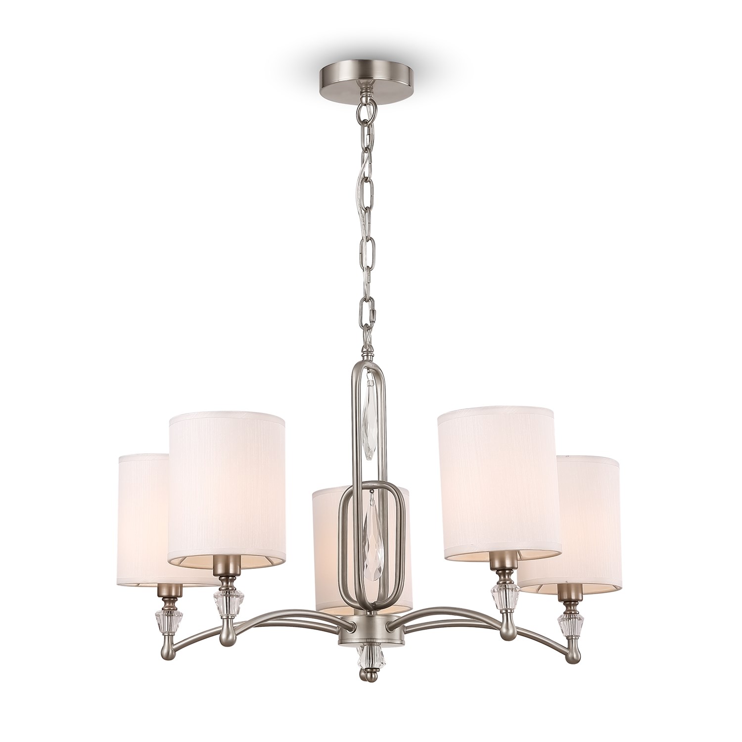 Freya Crystal Riverside Подвесной светильник цвет: никель FR1007PL-05N