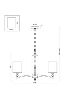 Freya Crystal Riverside Подвесной светильник цвет: никель FR1007PL-05N