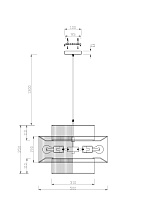 Freya Modern AvaGarden Подвесной светильник цвет: черный FR5249PL-03BG1