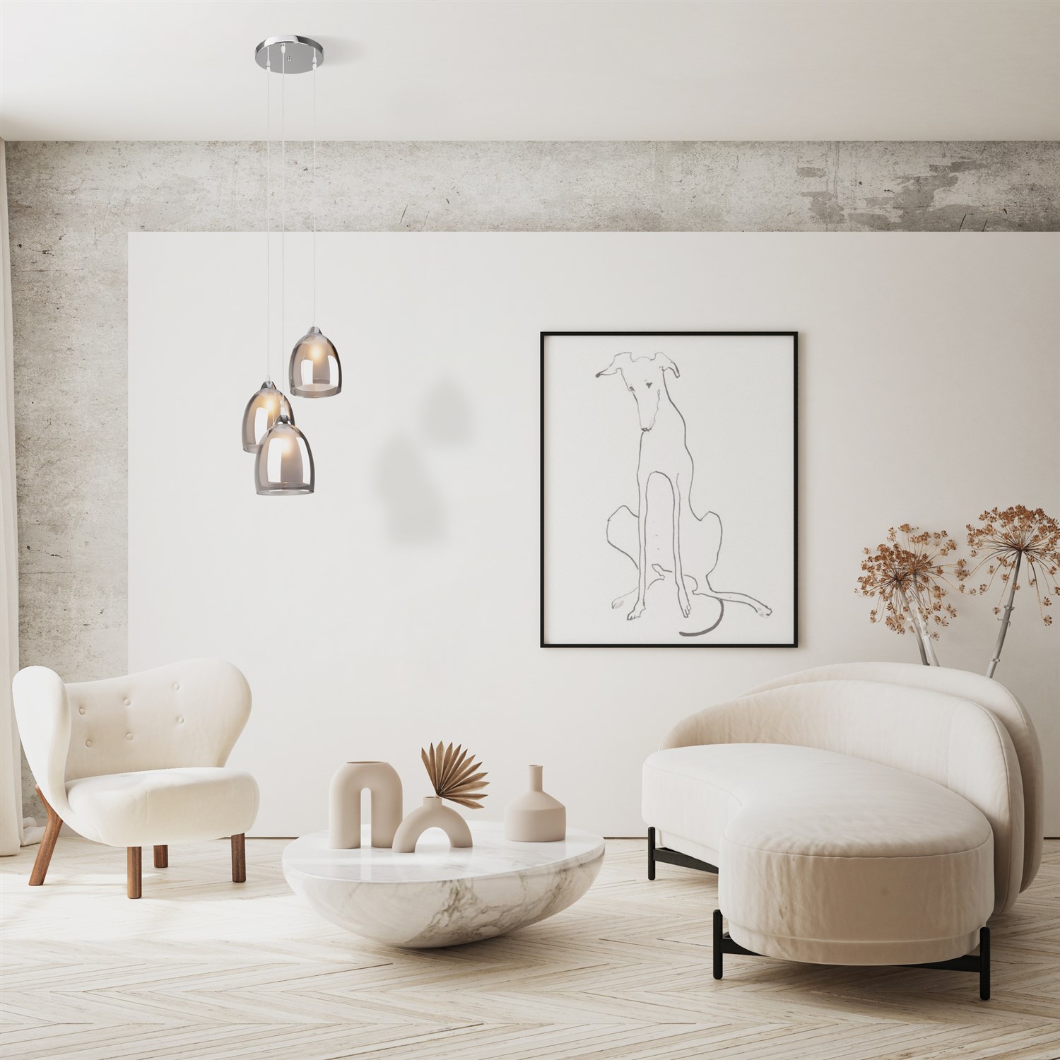 Freya Modern Astery Подвесной светильник цвет: хром FR5375PL-01CH