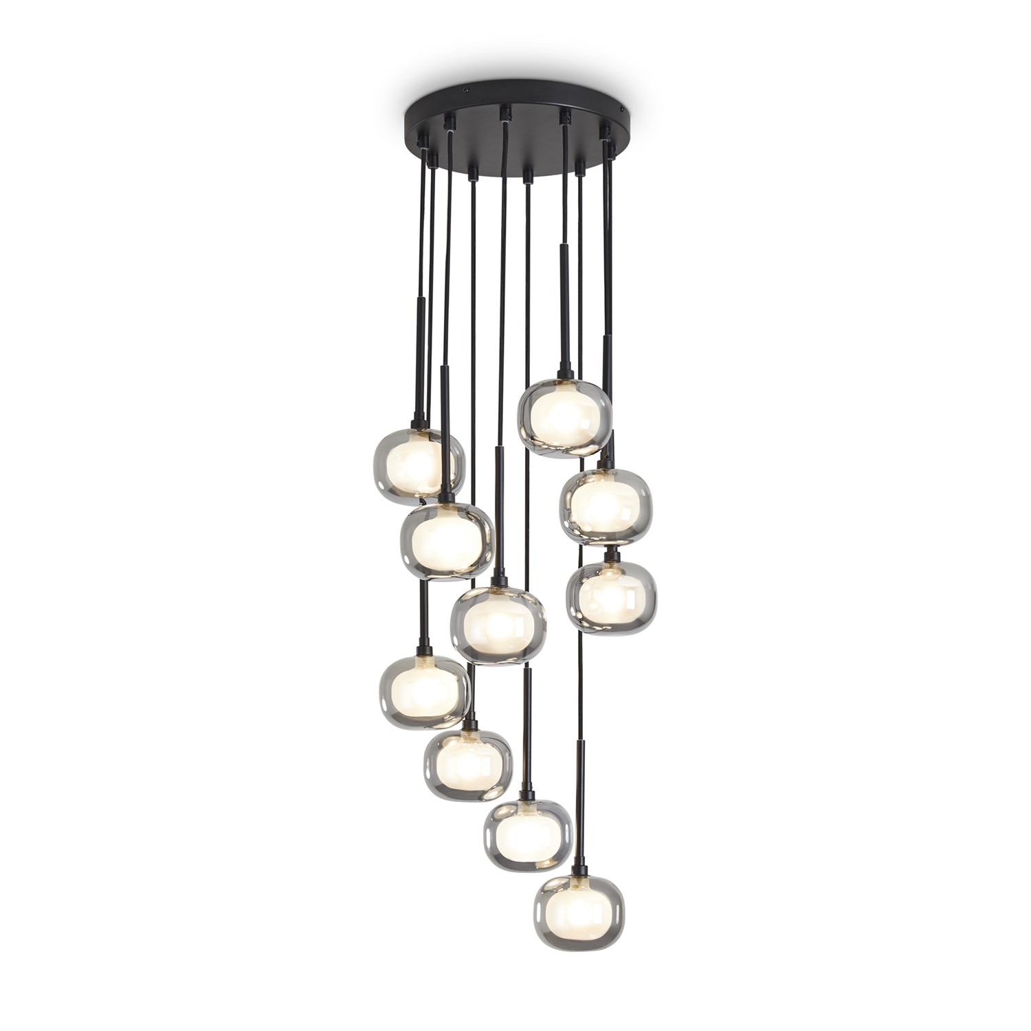 Freya Modern Shimmer Подвесной светильник цвет: черный FR5435PL-10B