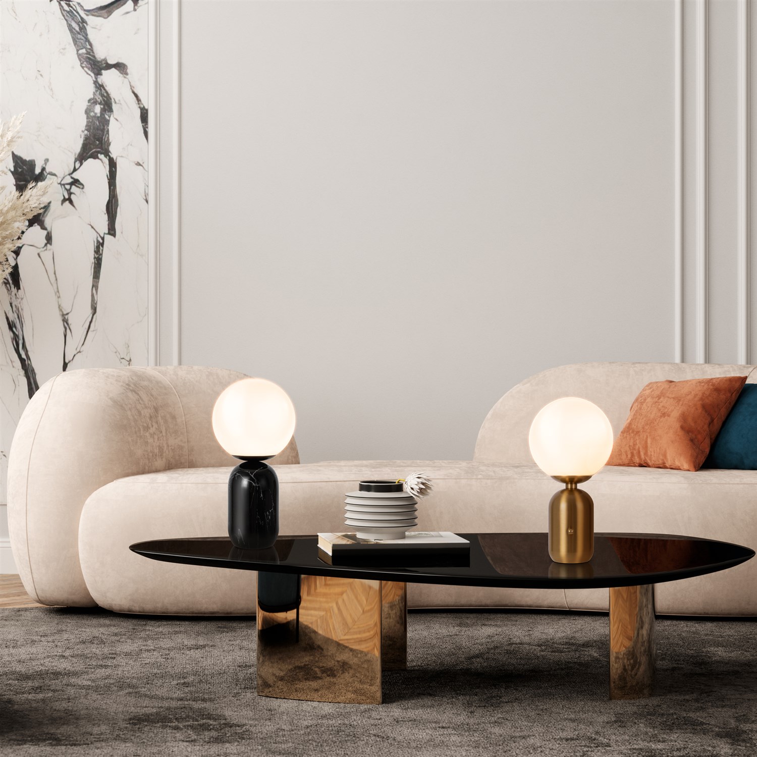 Freya Modern Cherie Настольный светильник цвет: черный FR5288TL-01B